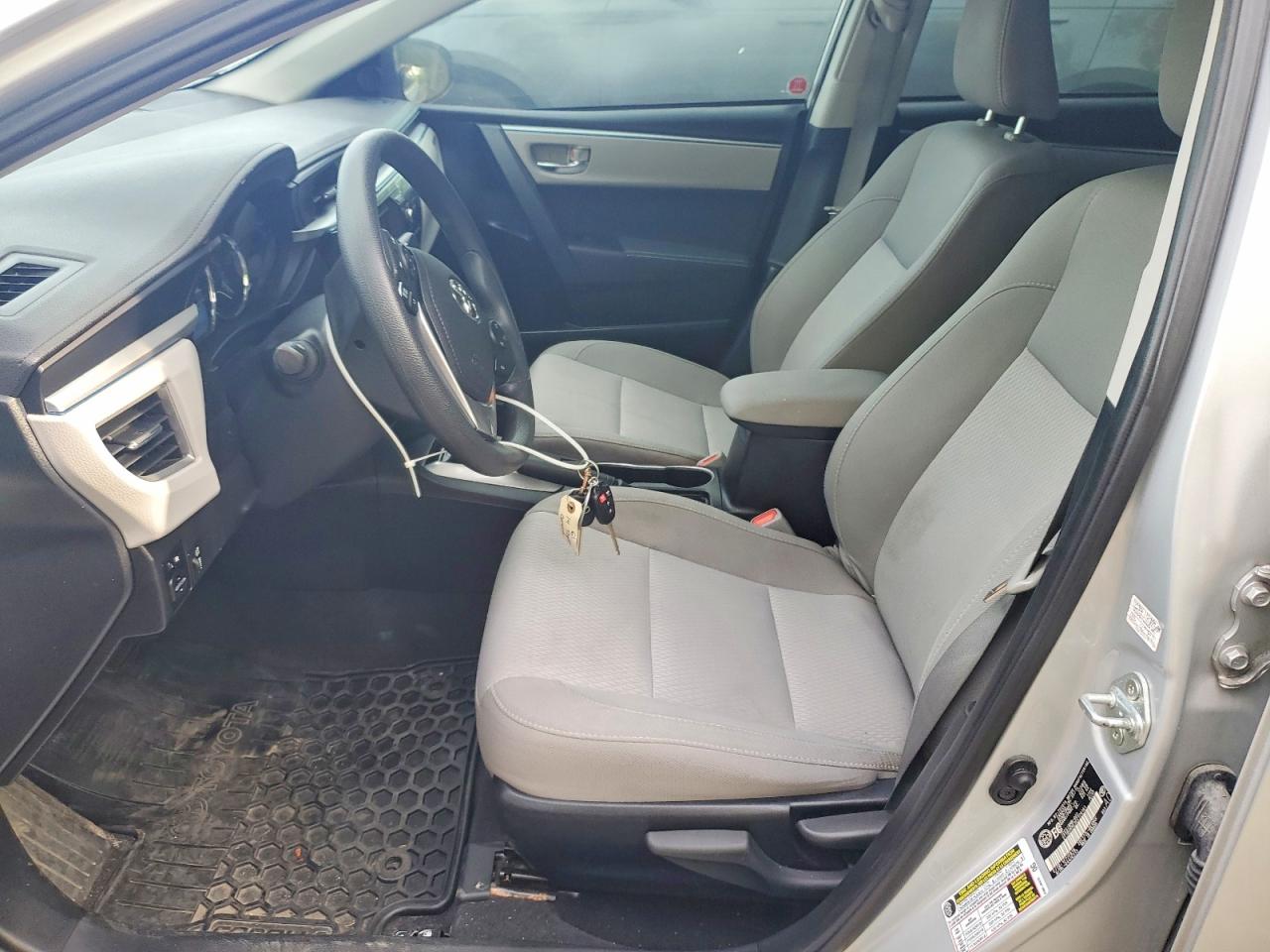 2014 Toyota Corolla L Silver vin: 2T1BURHE3EC178161