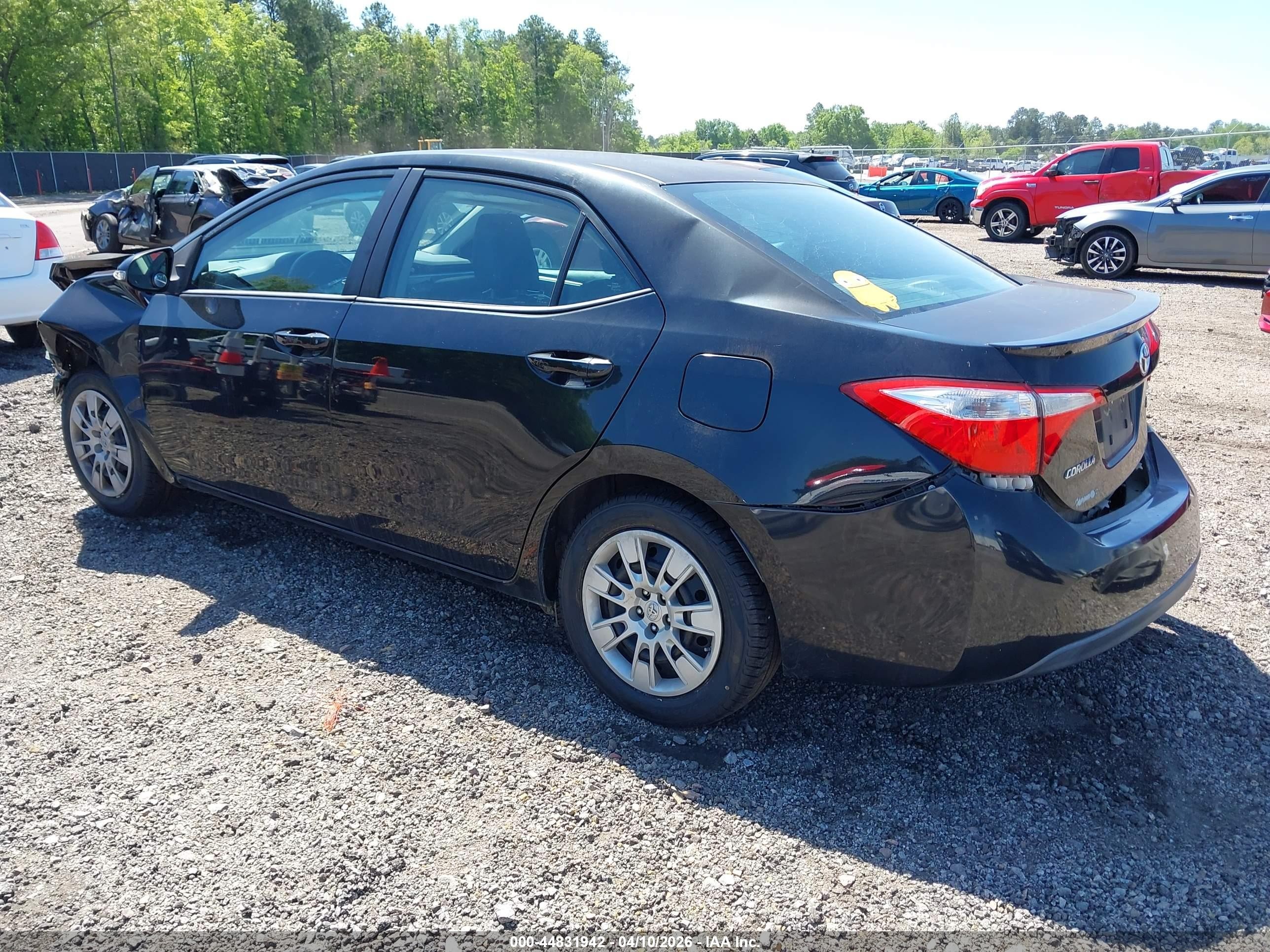 2014 Toyota Corolla S Black vin: 2T1BURHE3EC180296