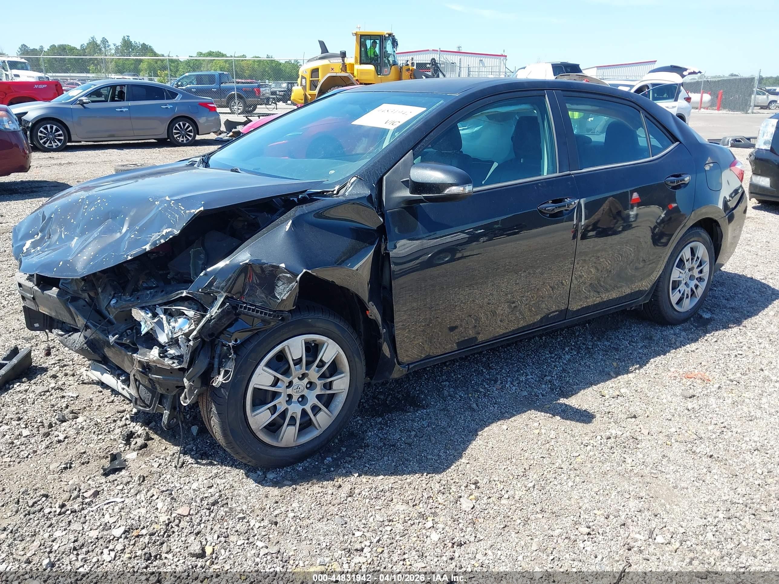 2014 Toyota Corolla S Black vin: 2T1BURHE3EC180296