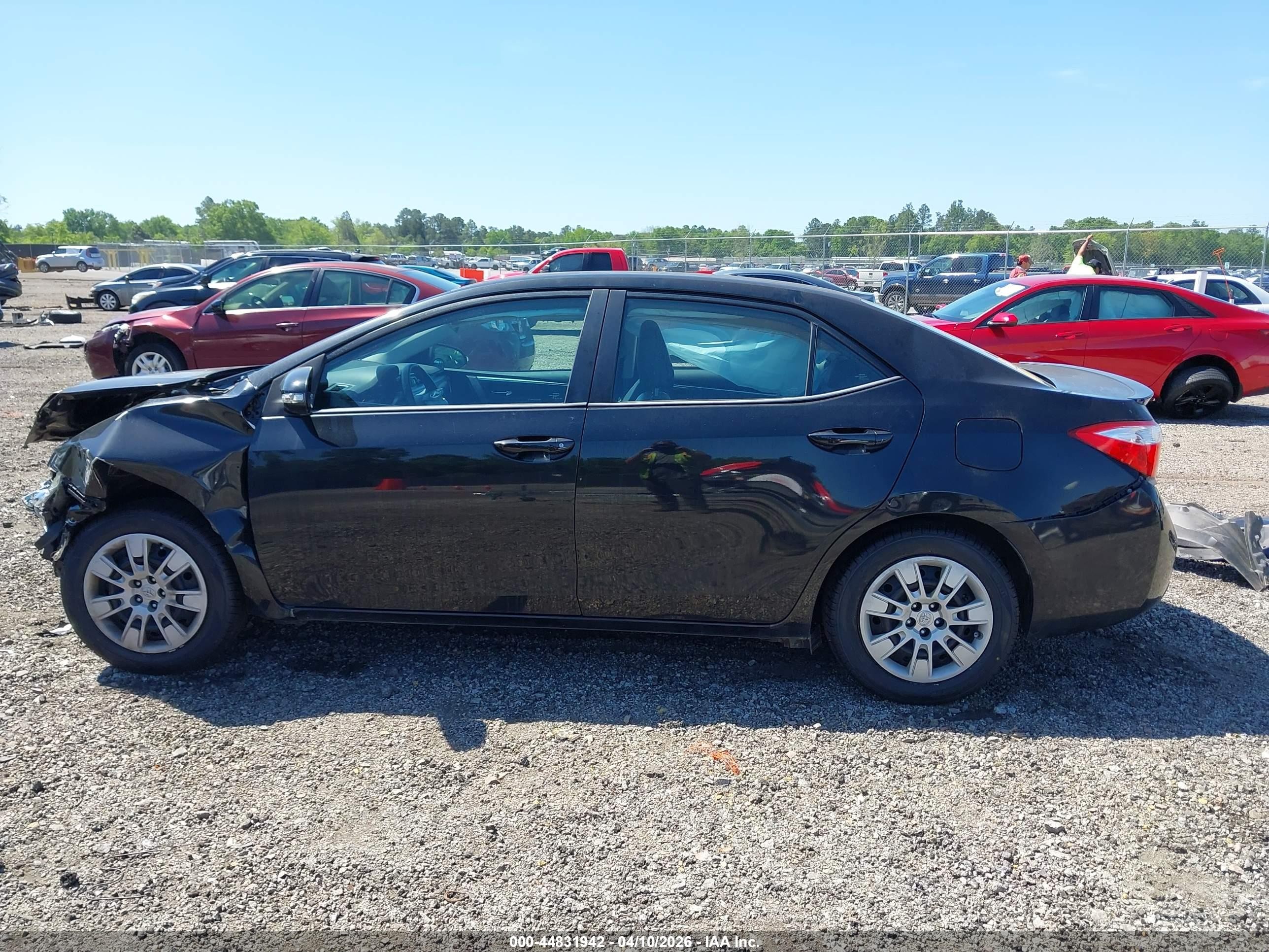 2014 Toyota Corolla S Black vin: 2T1BURHE3EC180296