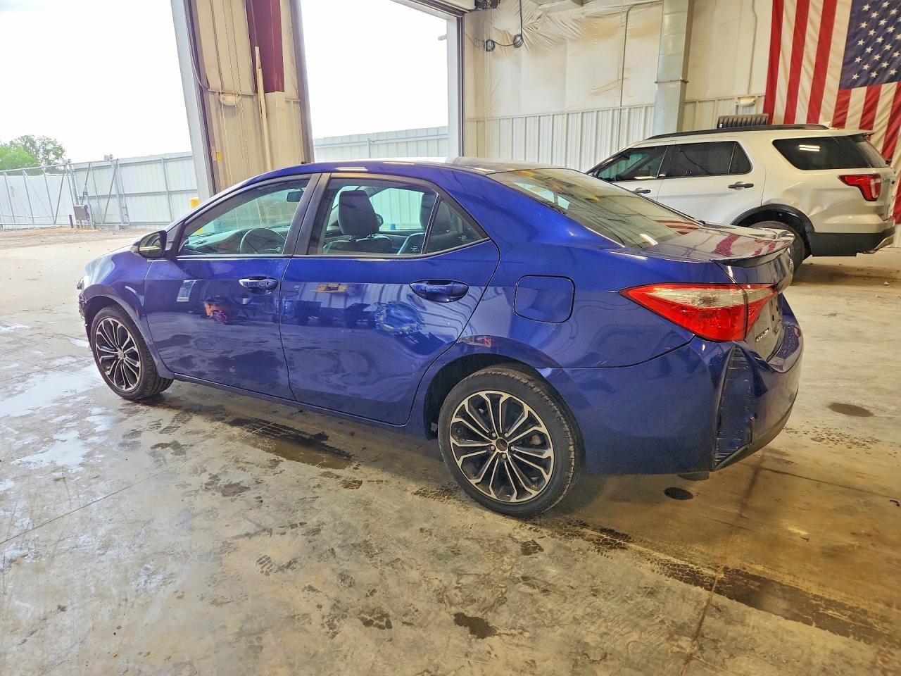 2014 Toyota Corolla S Plus Blue vin: 2T1BURHE3EC197406