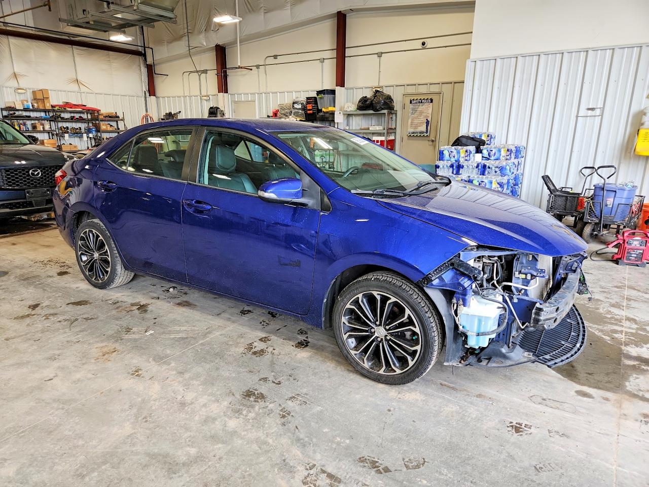 2014 Toyota Corolla S Plus Blue vin: 2T1BURHE3EC197406