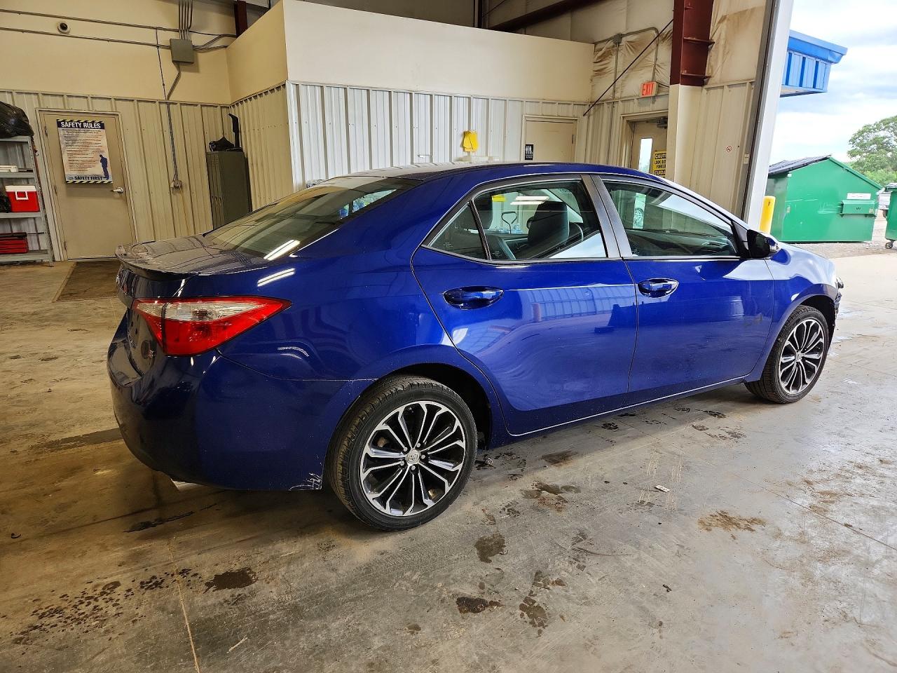 2014 Toyota Corolla S Plus Blue vin: 2T1BURHE3EC197406