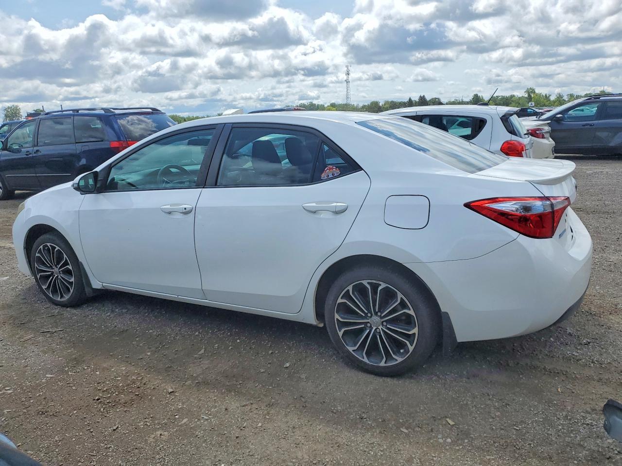 2014 Toyota Corolla L White vin: 2T1BURHE3EC200983