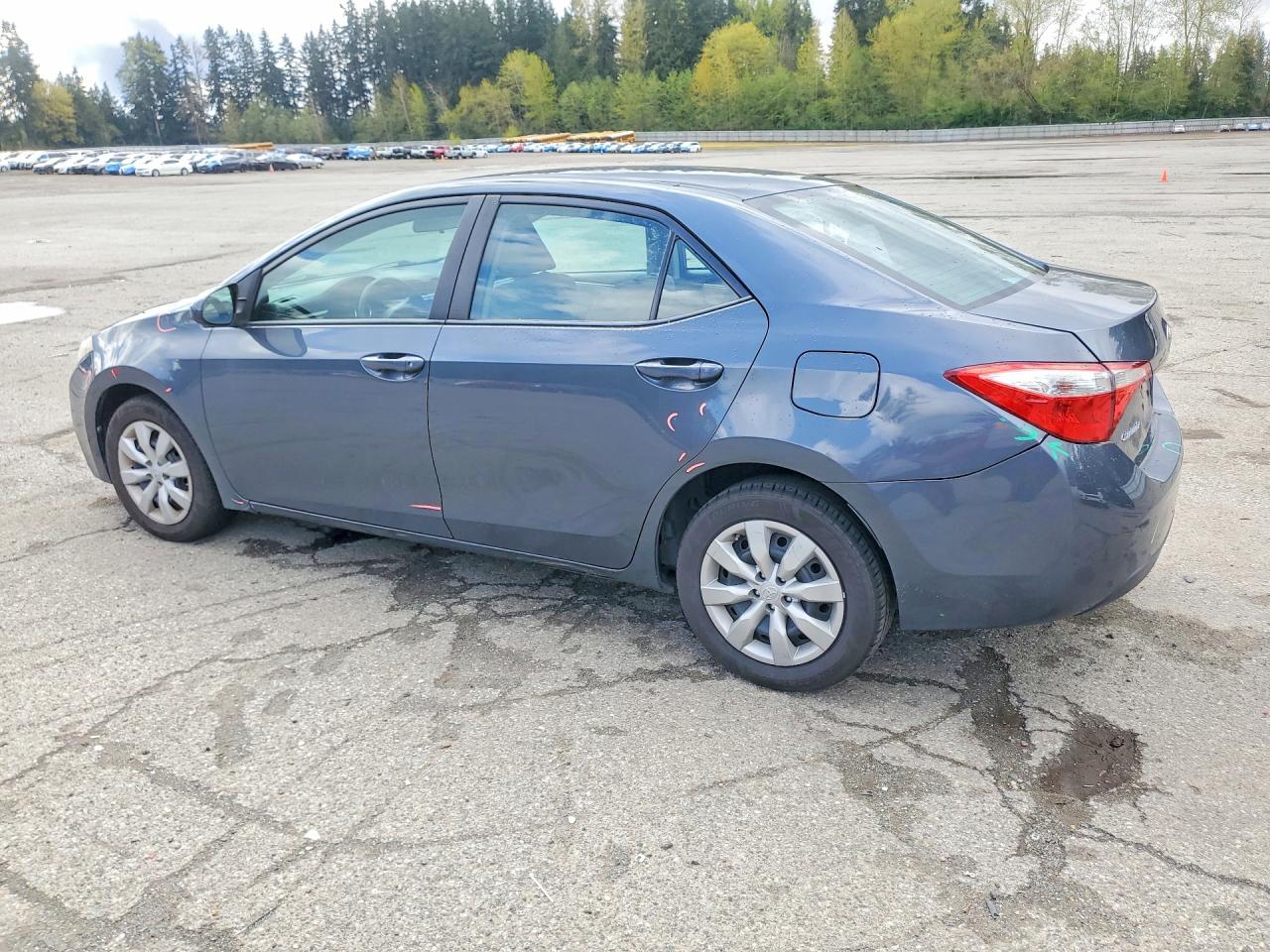 2014 Toyota Corolla Le Blue vin: 2T1BURHE3EC205116