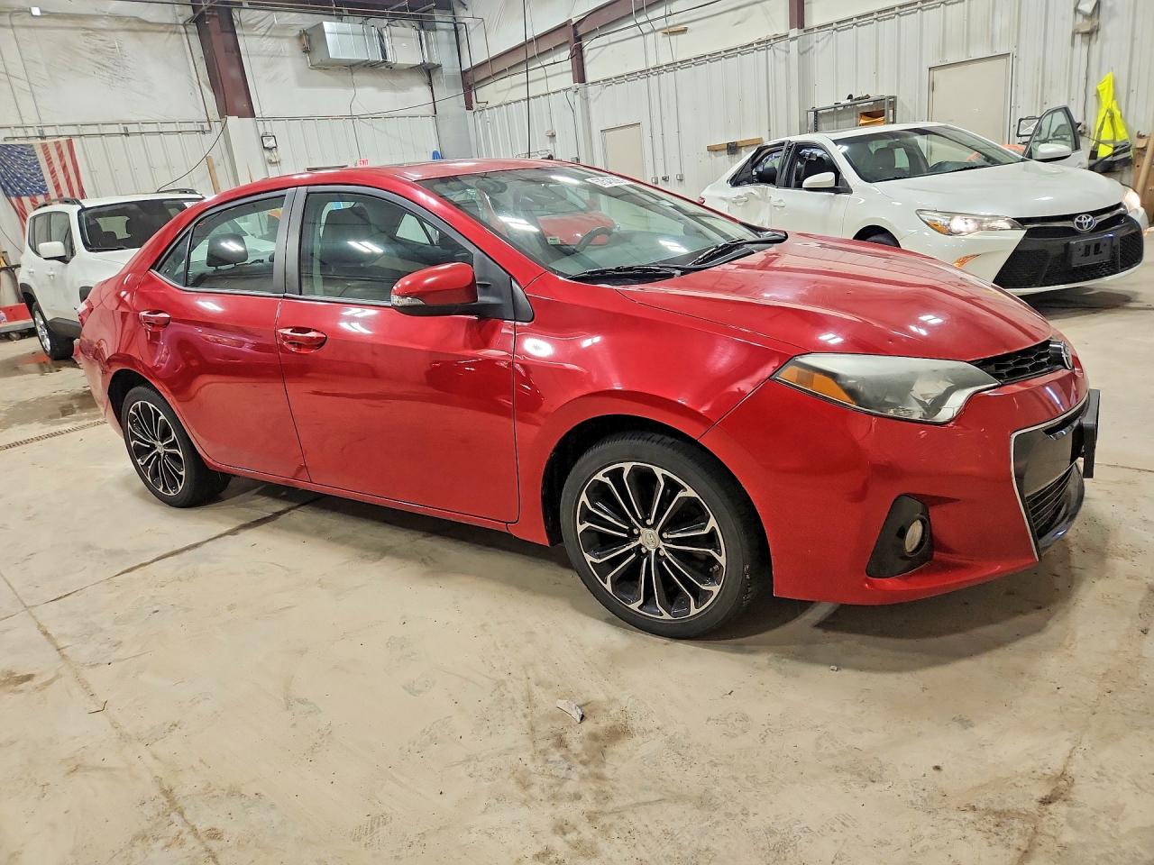 2014 Toyota Corolla S Premium Red vin: 2T1BURHE3EC215743