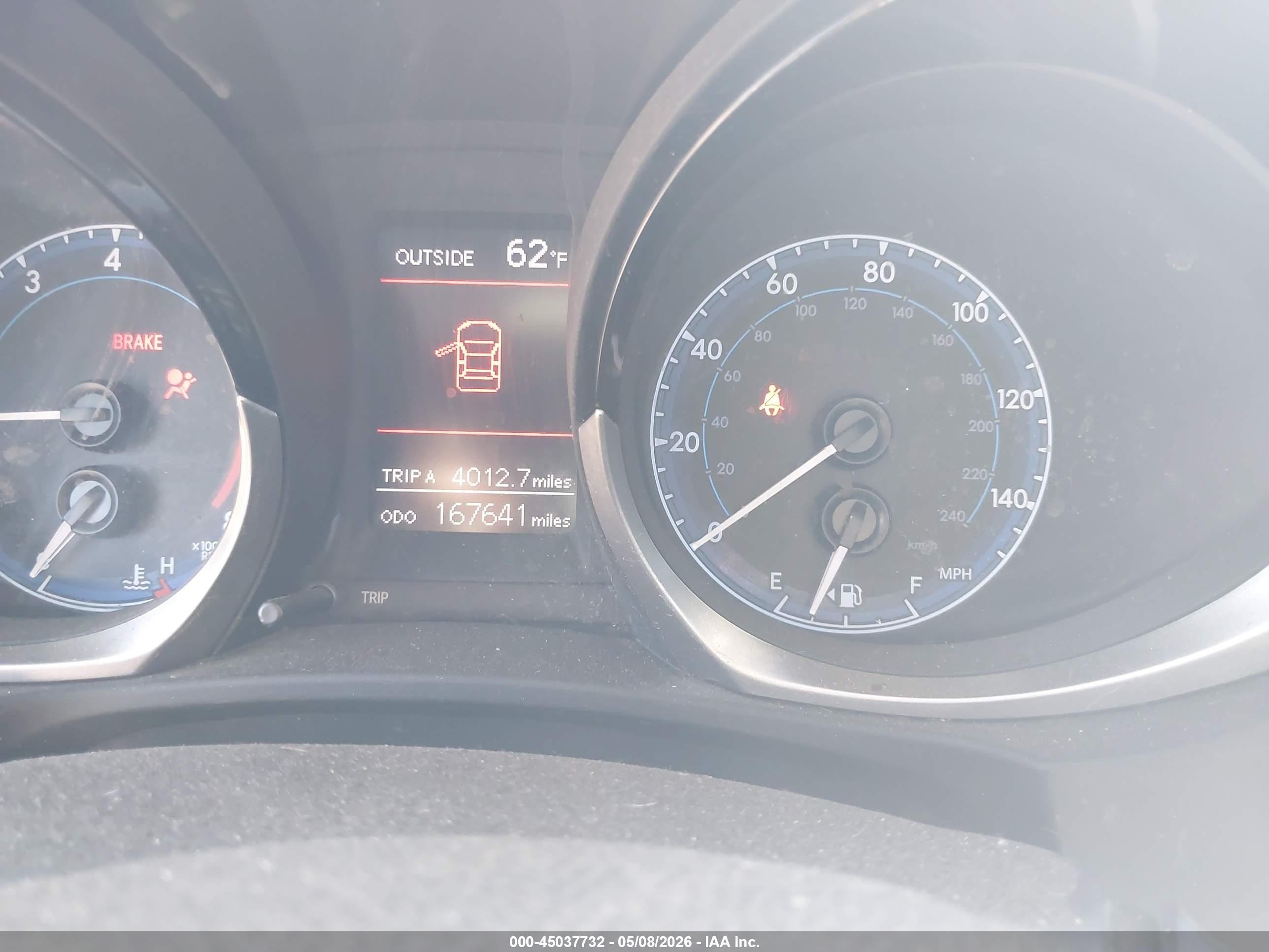2014 Toyota Corolla S Plus Blue vin: 2T1BURHE3EC225074