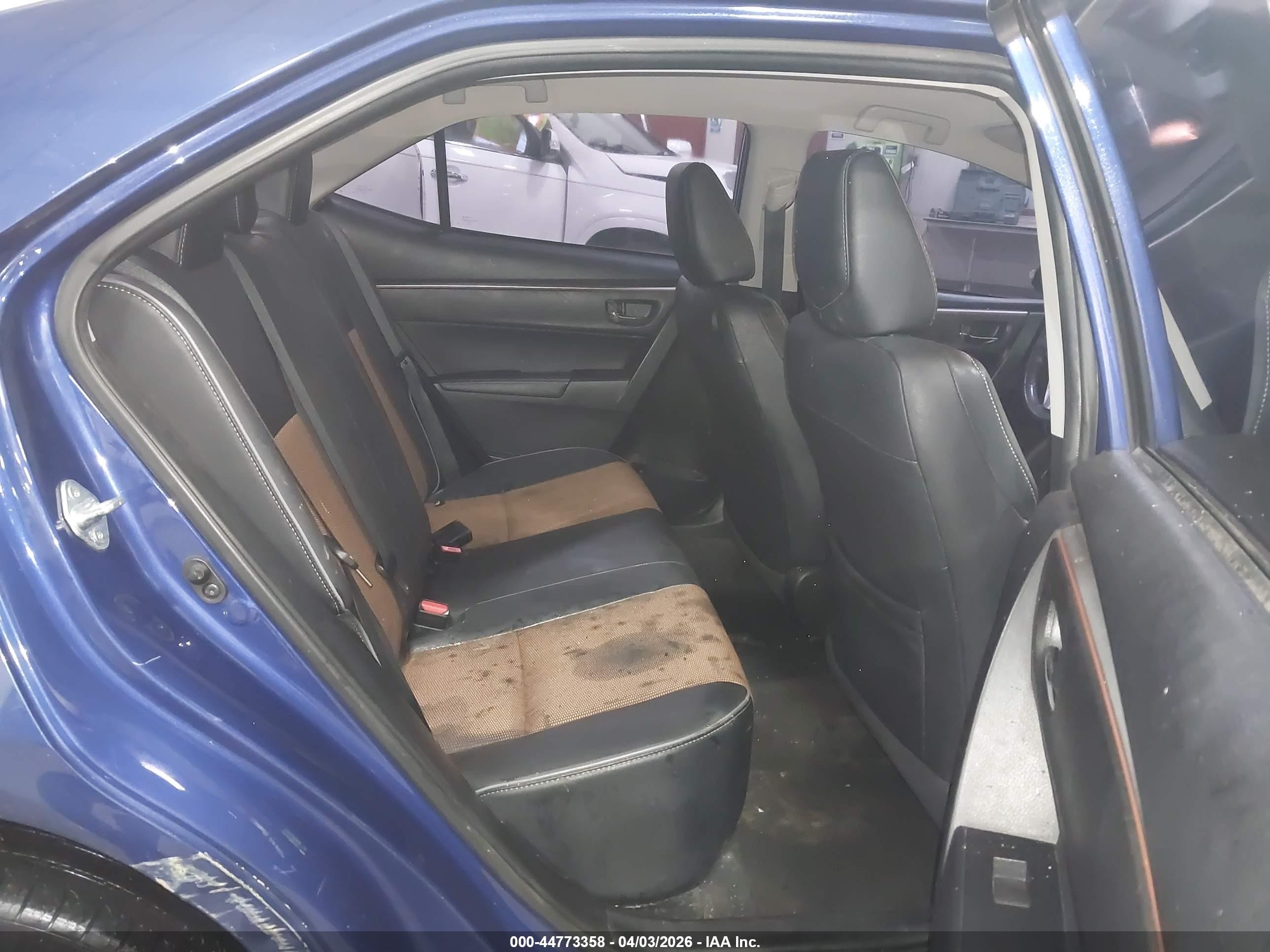 2014 Toyota Corolla S Plus Синий vin: 2T1BURHE3EC225169