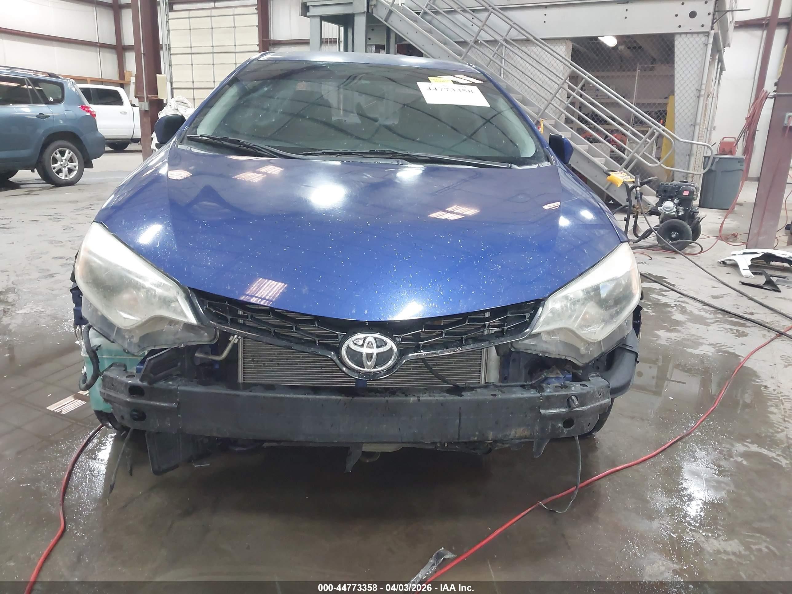 2014 Toyota Corolla S Plus Синий vin: 2T1BURHE3EC225169