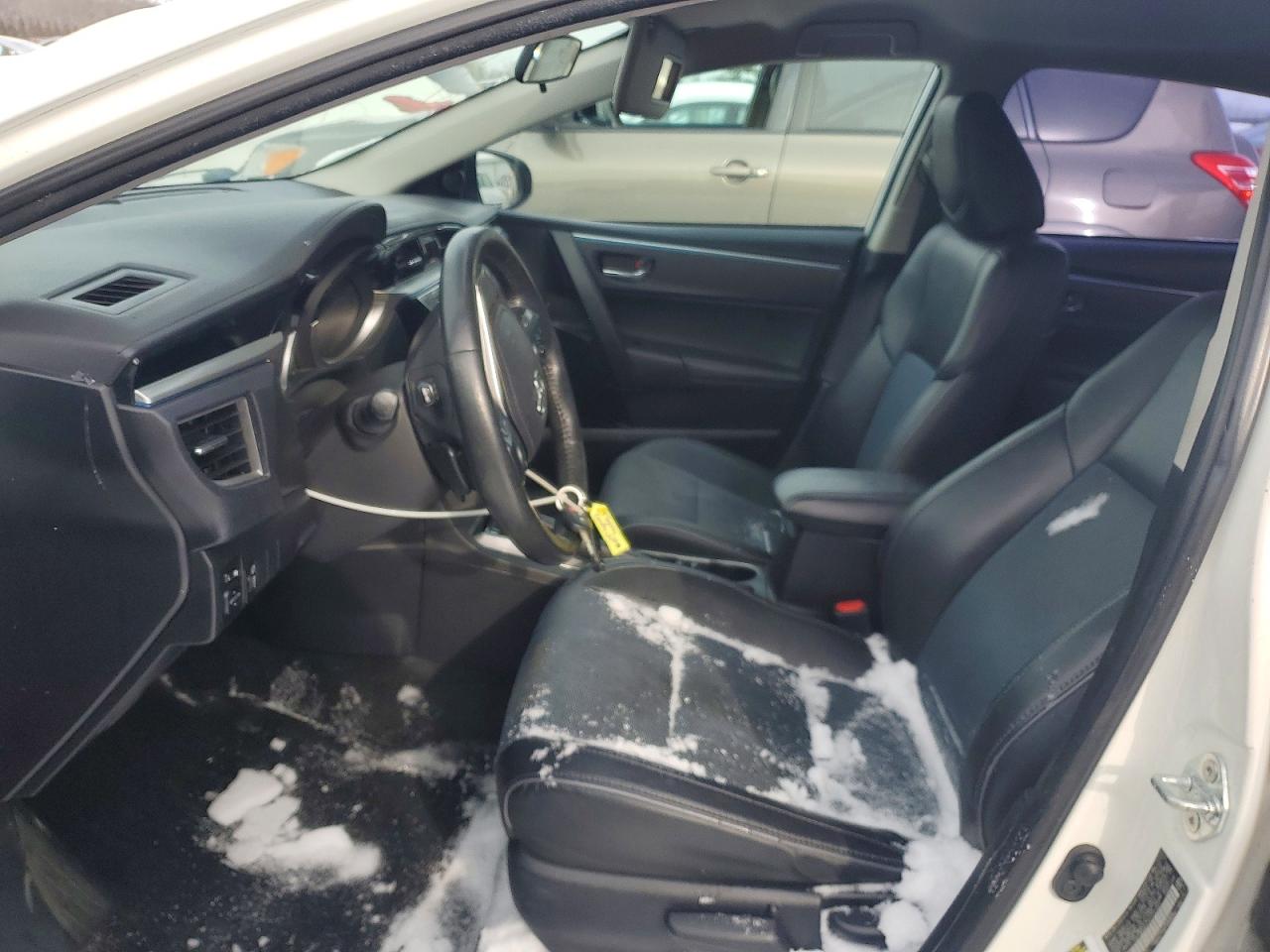2014 Toyota Corolla L White vin: 2T1BURHE3EC225947