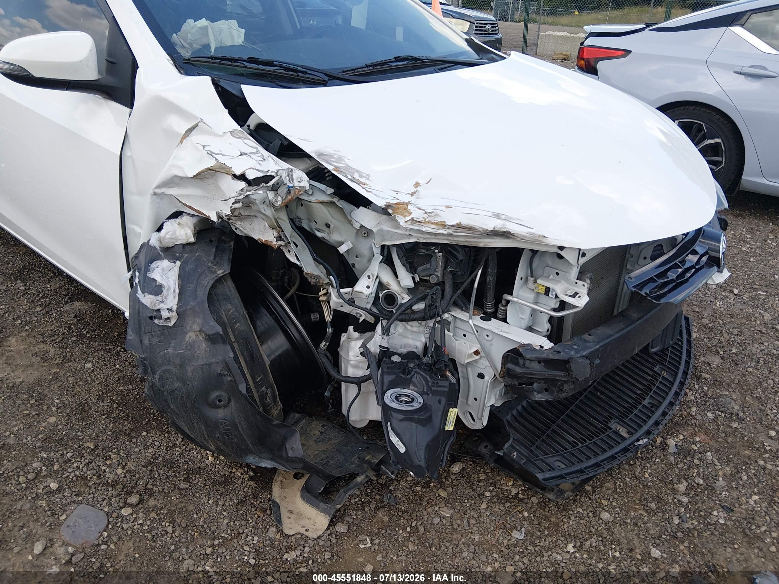 2015 Toyota Corolla S Plus White vin: 2T1BURHE3FC232687
