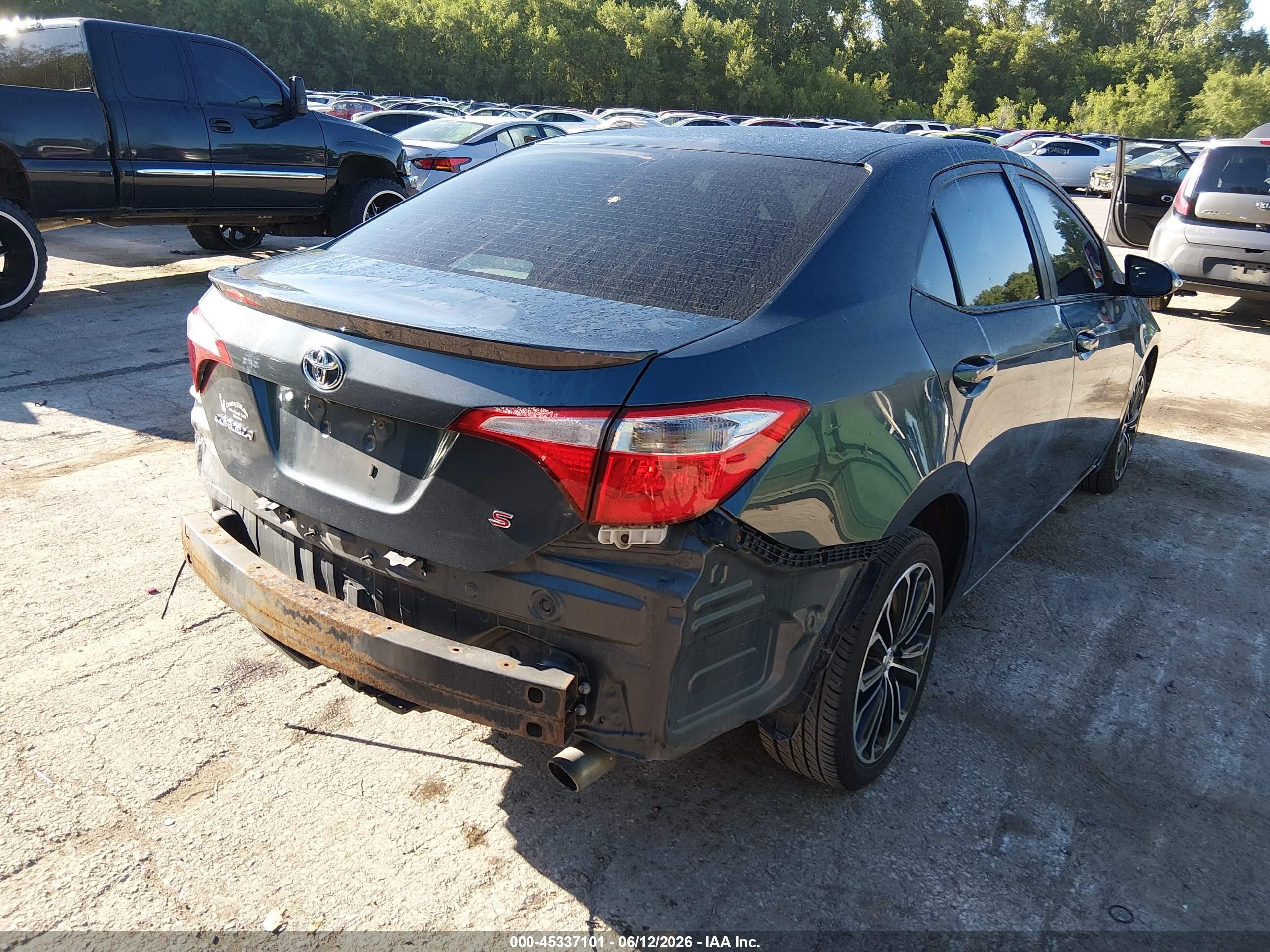 2015 Toyota Corolla S Plus Blue vin: 2T1BURHE3FC237419