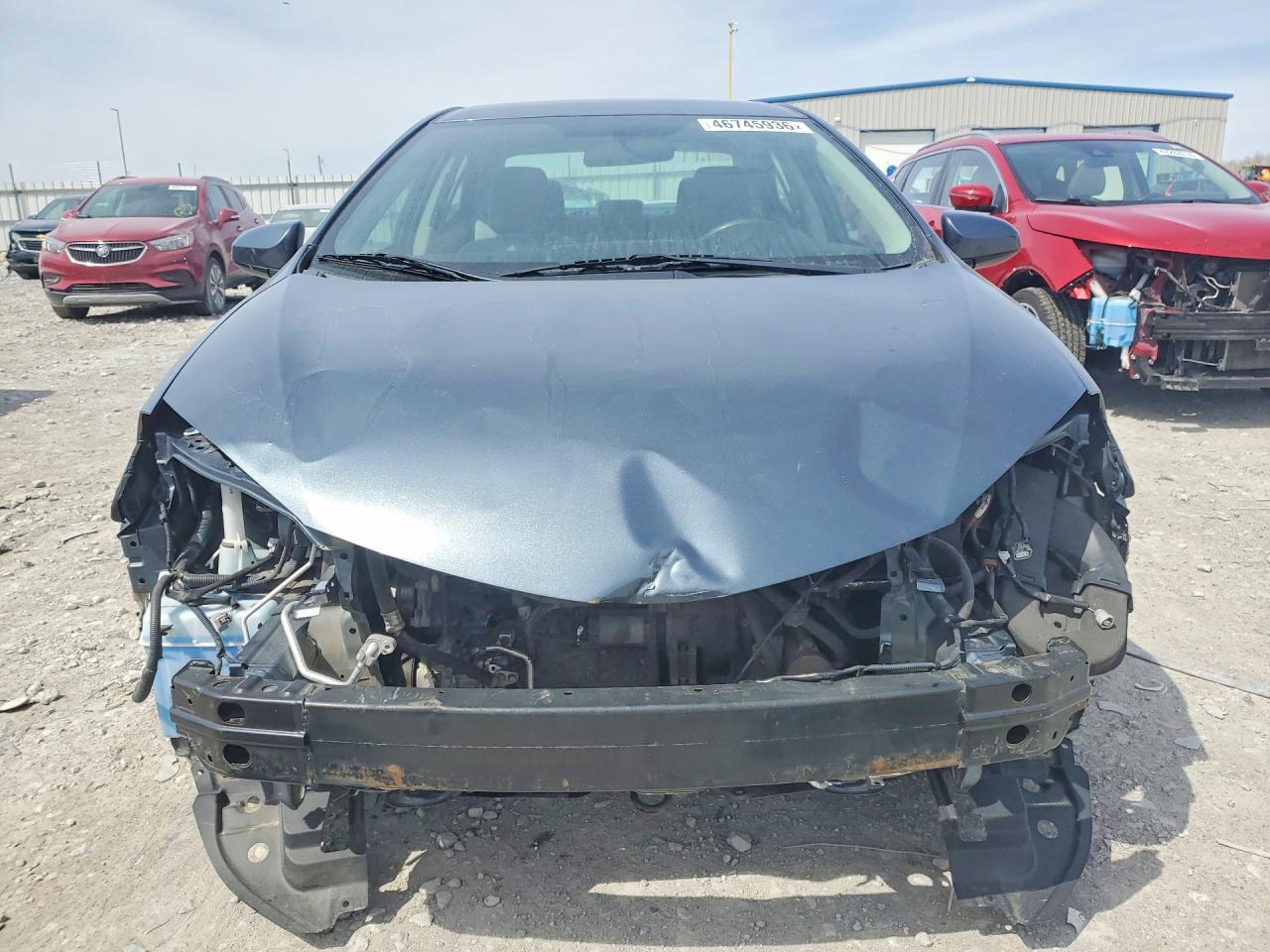 2015 Toyota Corolla Le Blue vin: 2T1BURHE3FC256469