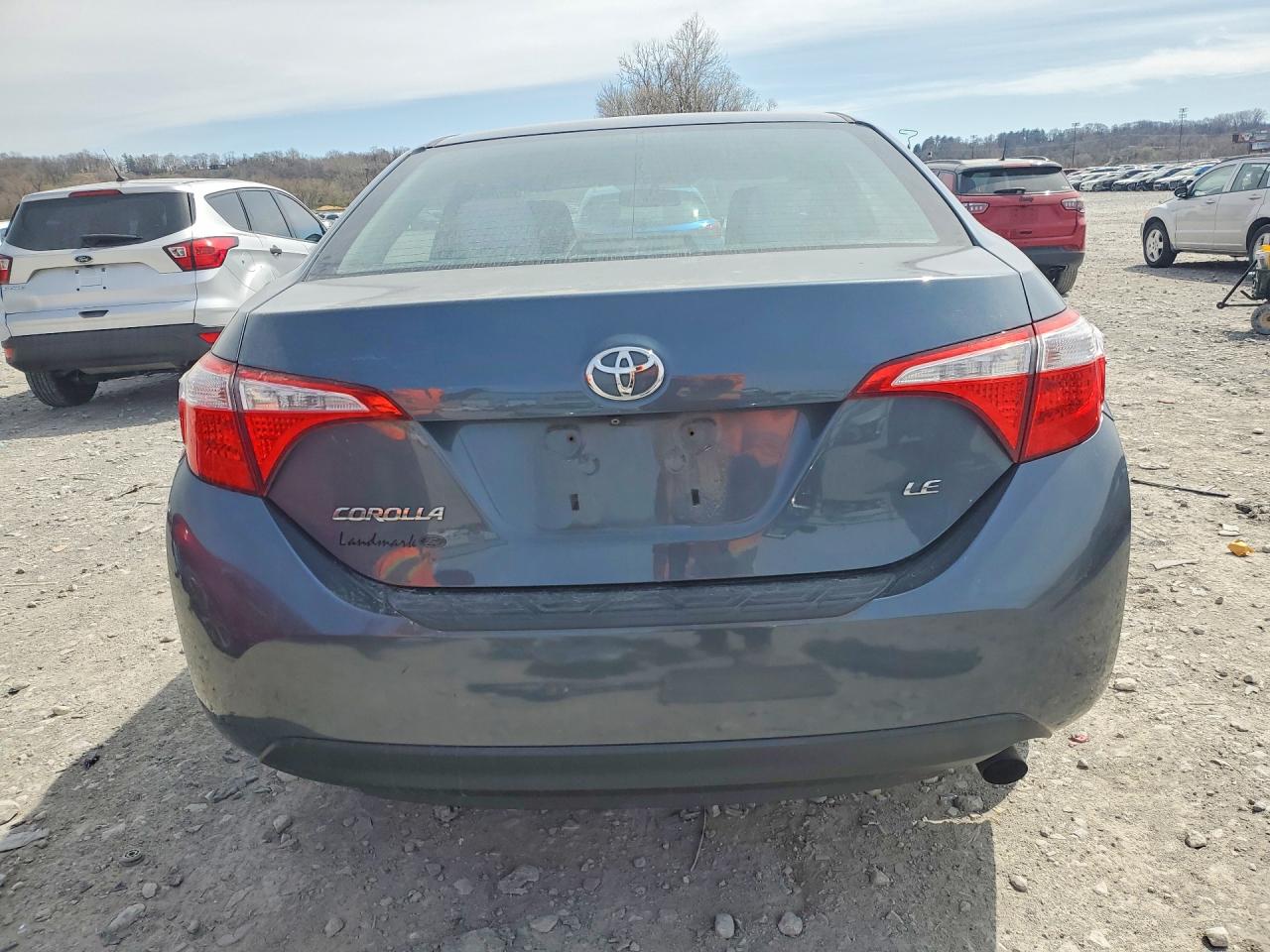 2015 Toyota Corolla Le Blue vin: 2T1BURHE3FC256469