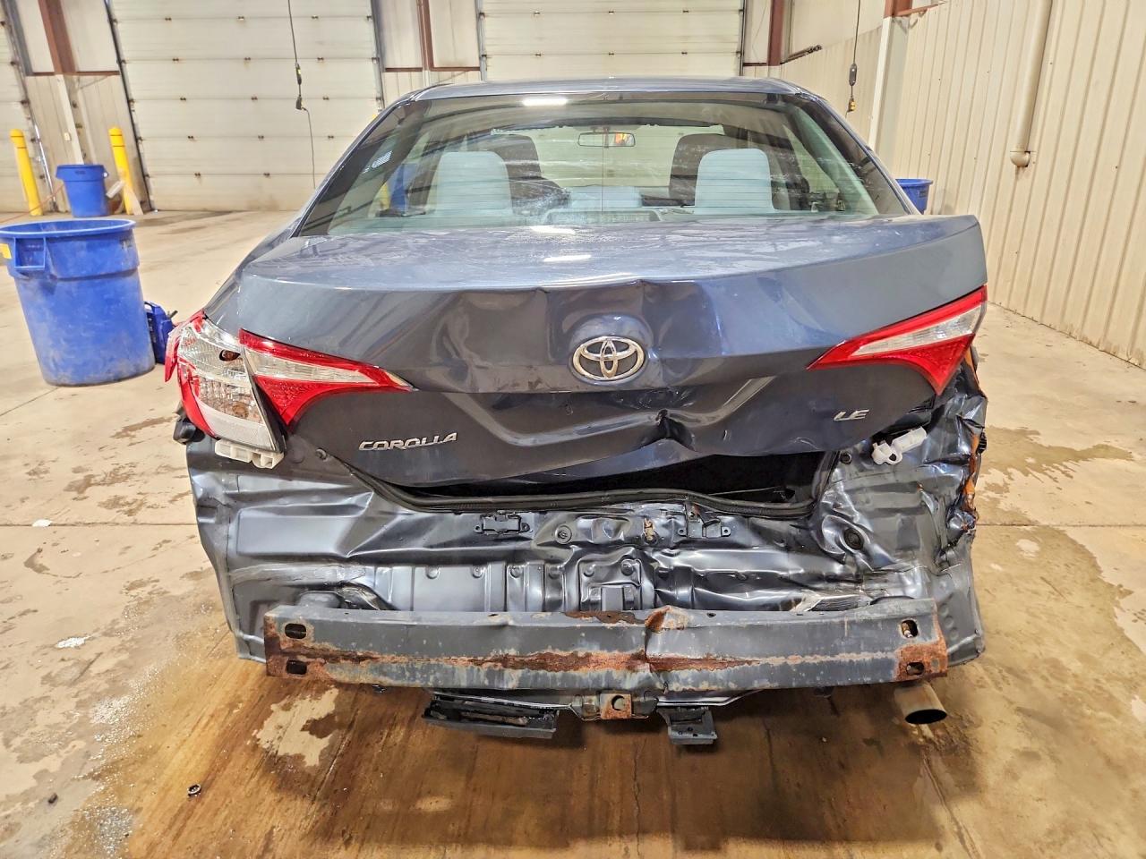 2015 Toyota Corolla Le Gray vin: 2T1BURHE3FC258402