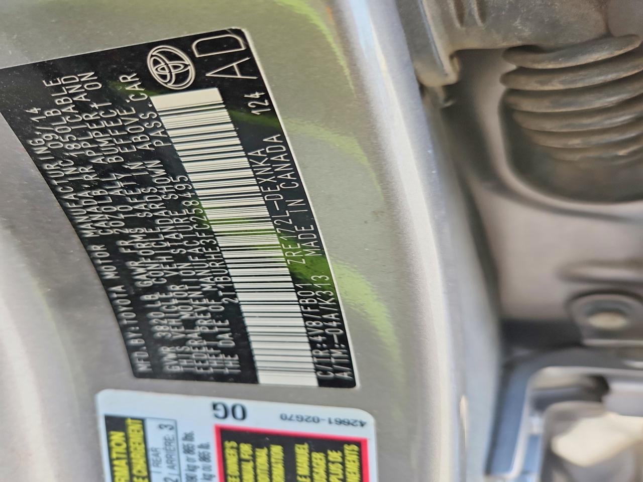 2015 Toyota Corolla Le Charcoal vin: 2T1BURHE3FC258495