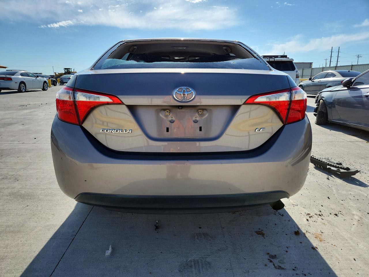 2015 Toyota Corolla Le Charcoal vin: 2T1BURHE3FC258495