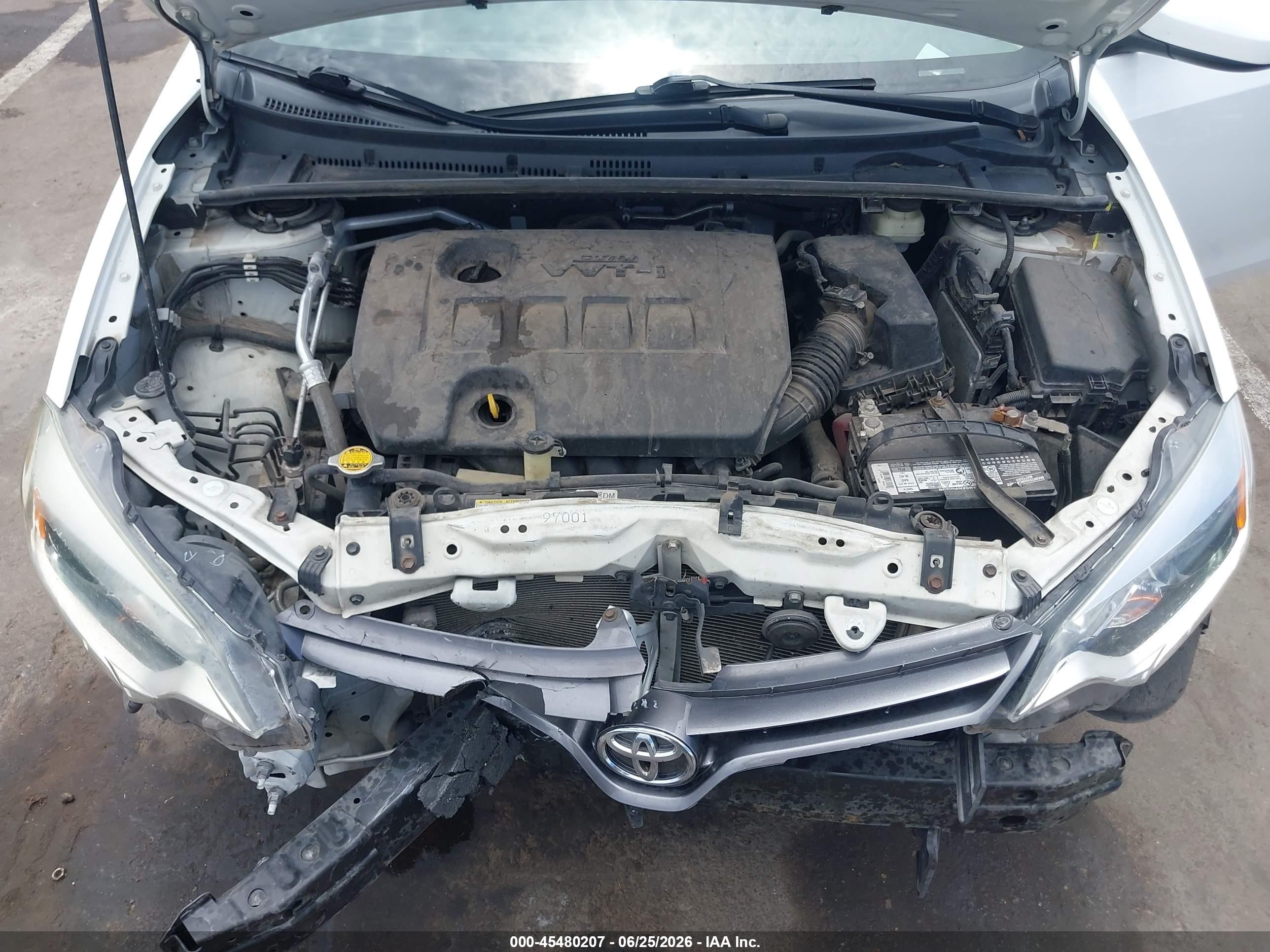 2015 Toyota Corolla Le Белый vin: 2T1BURHE3FC266354