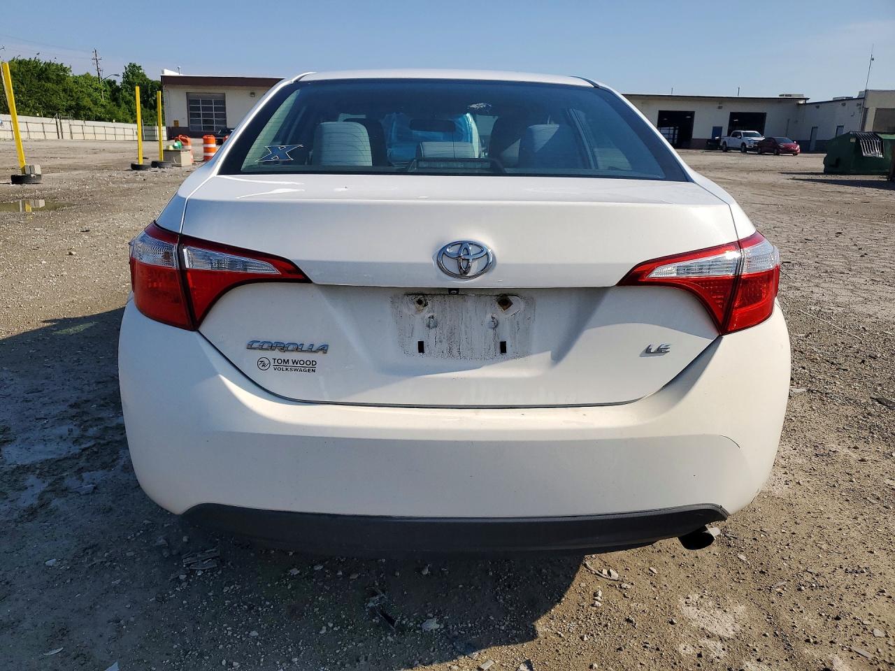 2015 Toyota Corolla Le Белый vin: 2T1BURHE3FC267004