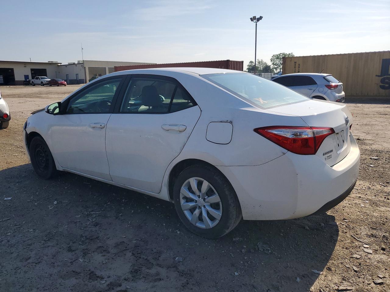 2015 Toyota Corolla Le Белый vin: 2T1BURHE3FC267004