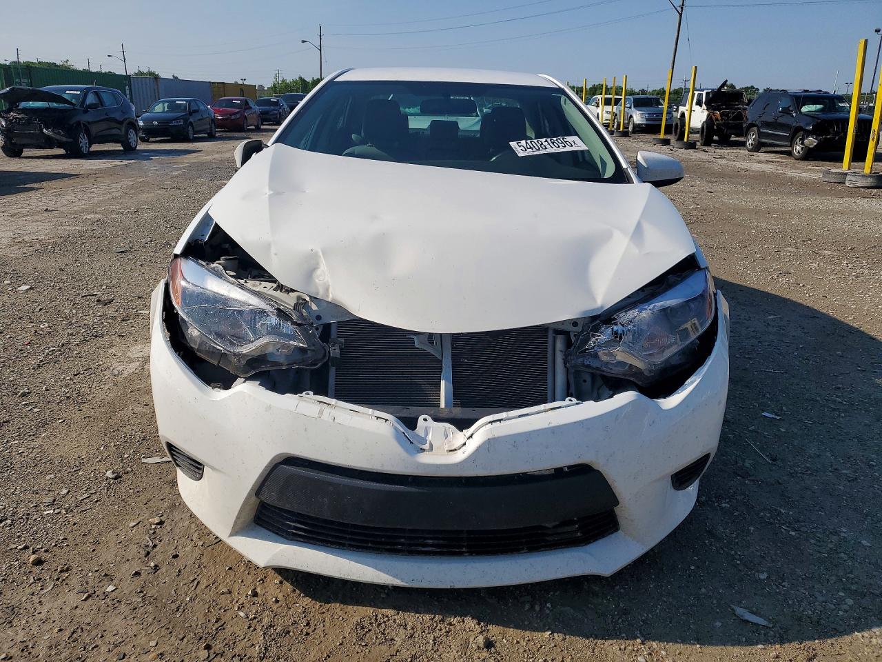 2015 Toyota Corolla Le Белый vin: 2T1BURHE3FC267004