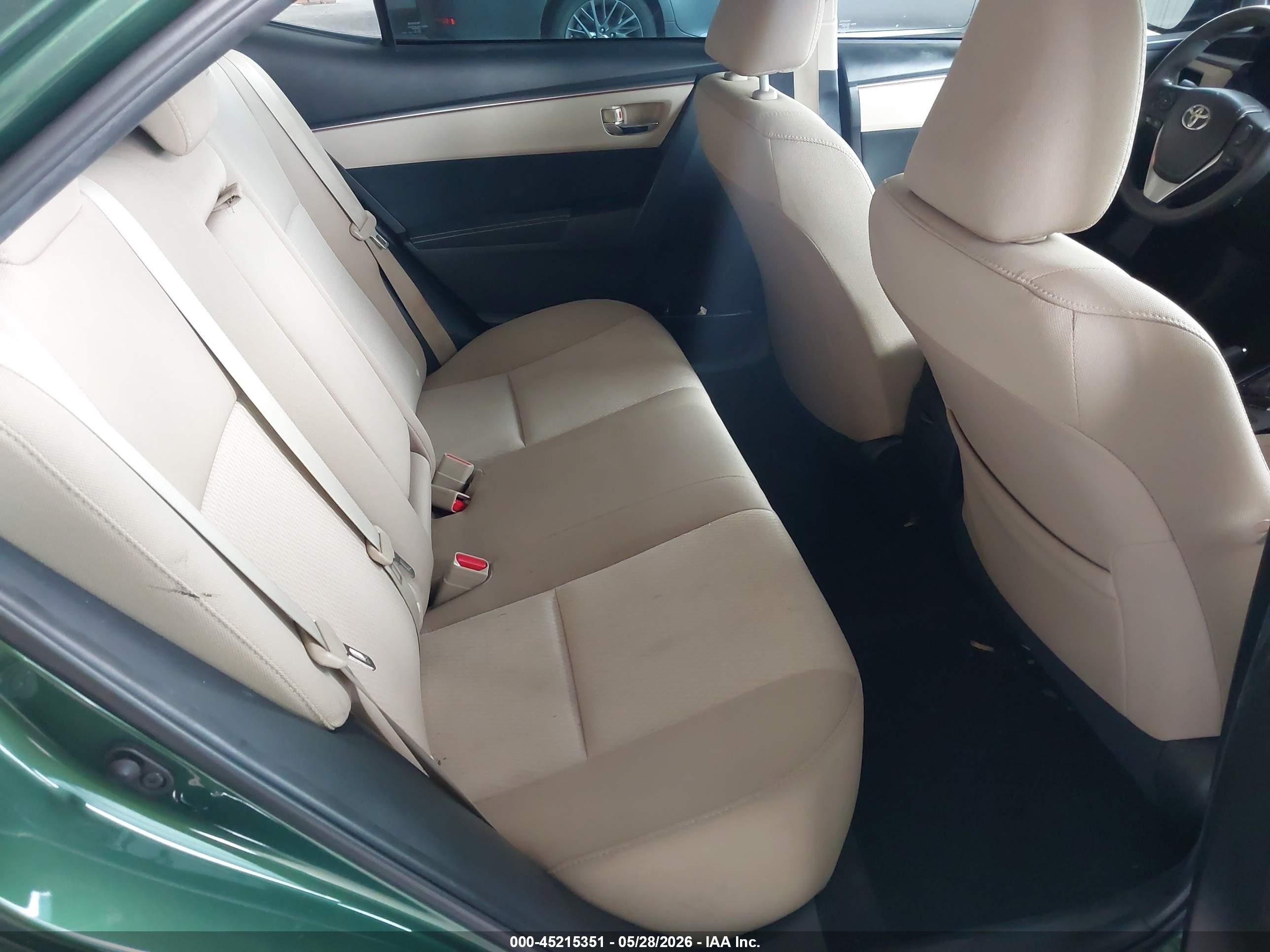 2015 Toyota Corolla Le Green vin: 2T1BURHE3FC273790