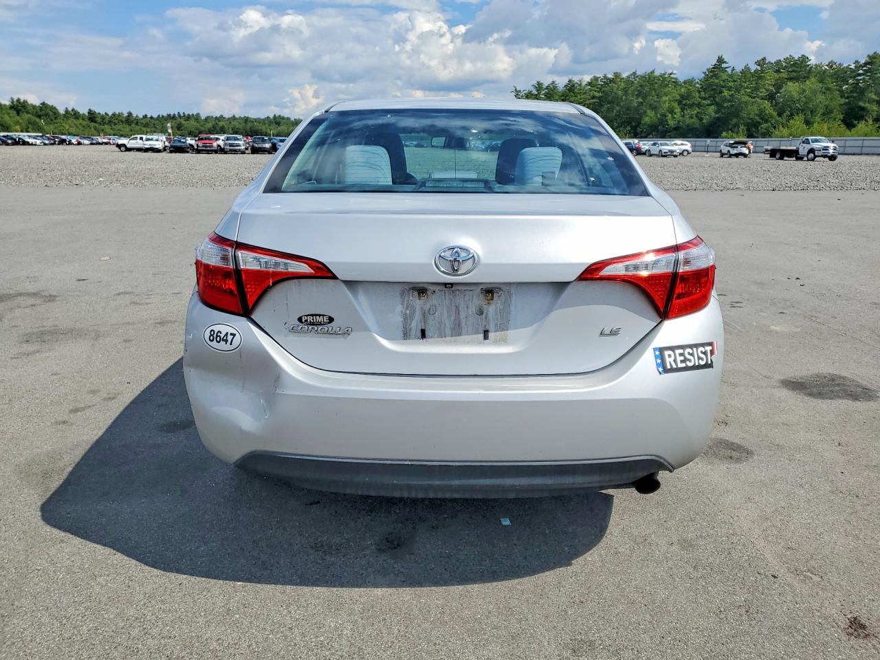2015 Toyota Corolla Le Silver vin: 2T1BURHE3FC282618