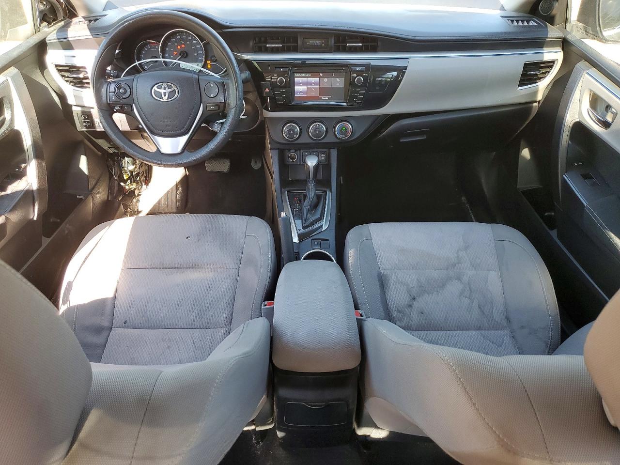 2015 Toyota Corolla L Black vin: 2T1BURHE3FC287432