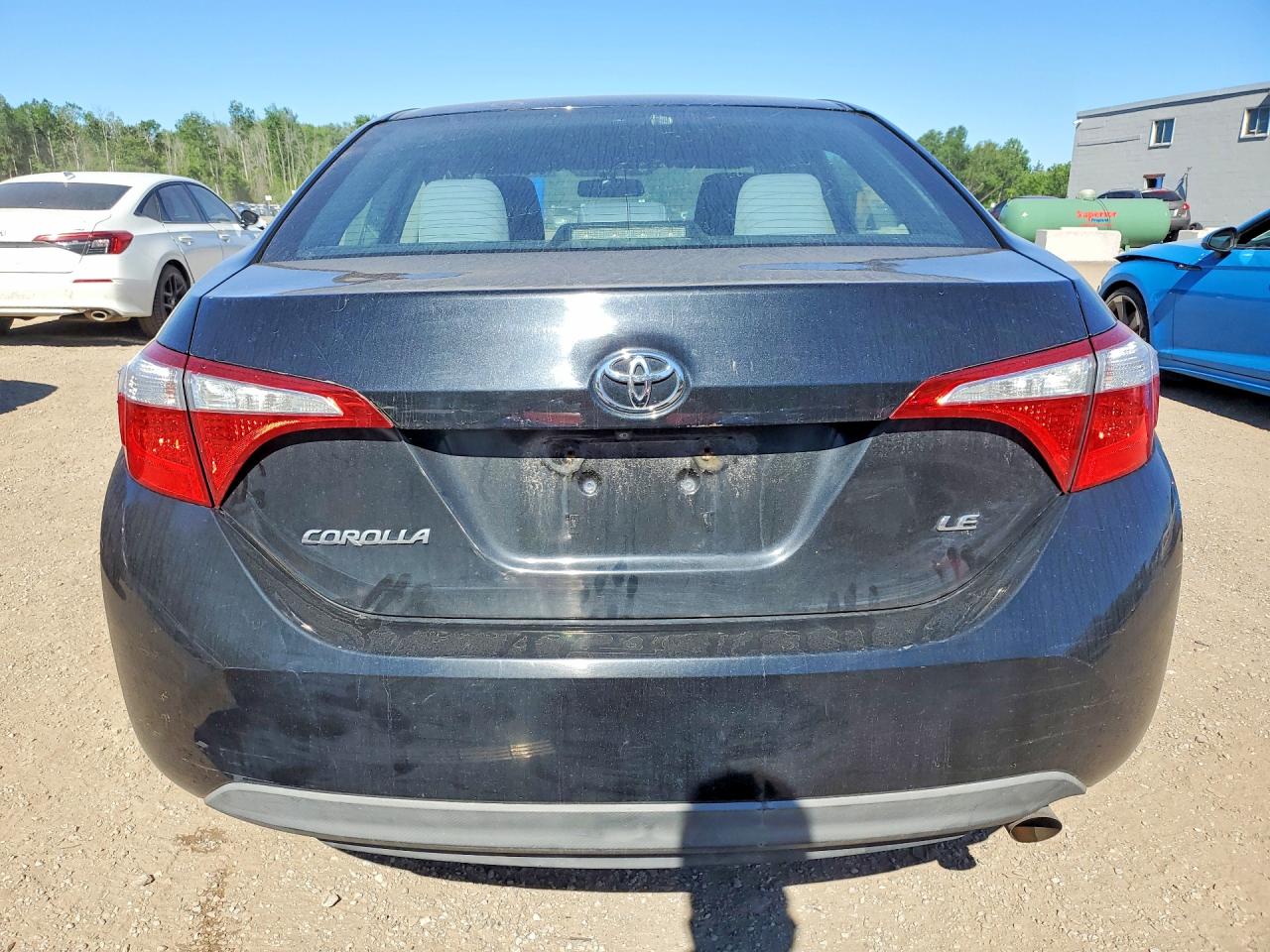 2015 Toyota Corolla L Black vin: 2T1BURHE3FC287432