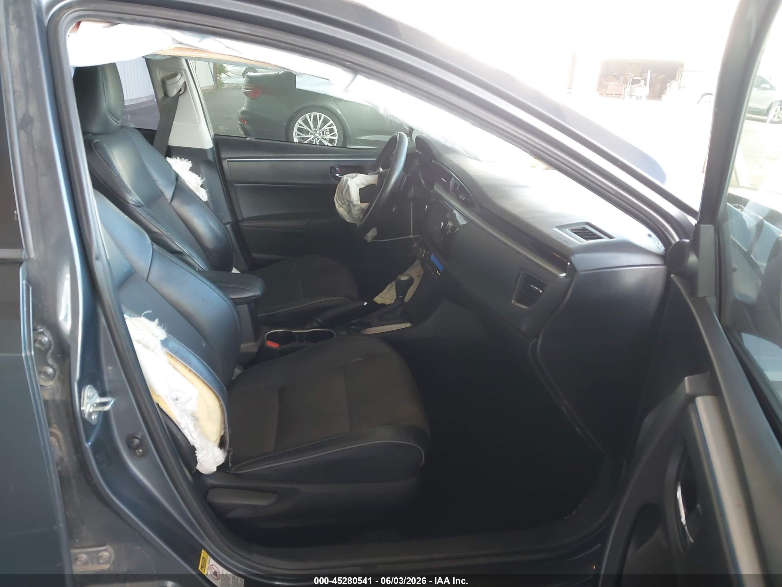 2015 Toyota Corolla S Plus Gray vin: 2T1BURHE3FC292730