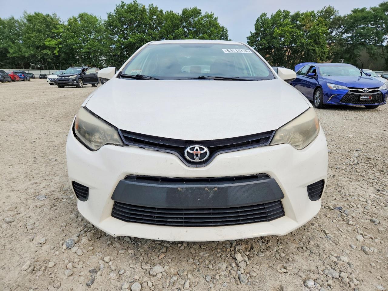 2015 Toyota Corolla L White vin: 2T1BURHE3FC297832