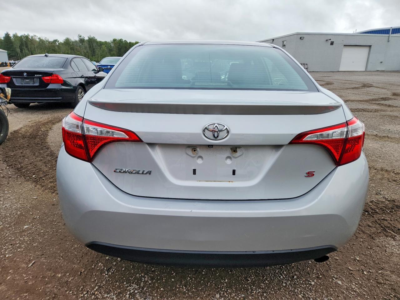 2015 Toyota Corolla L Silver vin: 2T1BURHE3FC299550