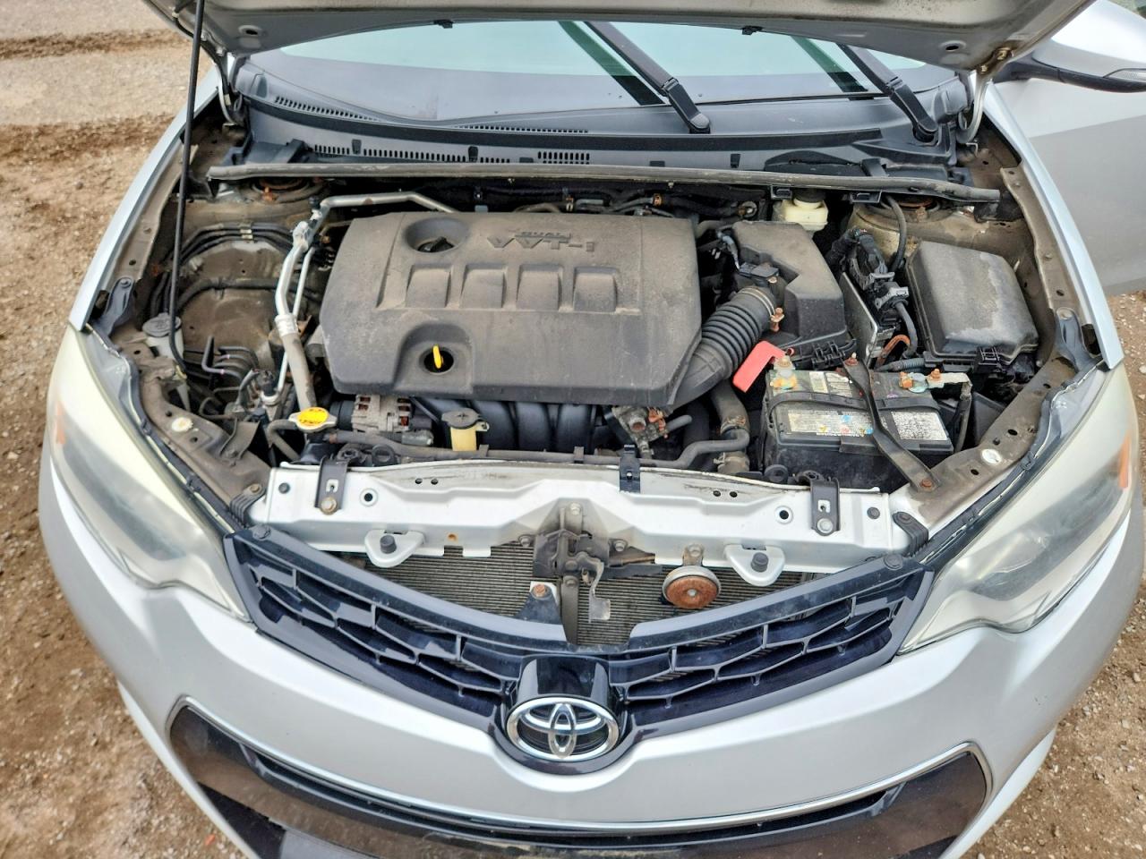 2015 Toyota Corolla L Silver vin: 2T1BURHE3FC299550