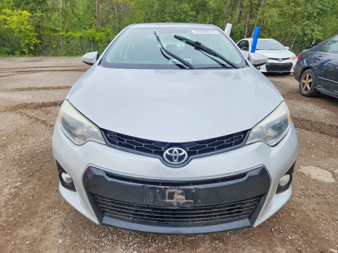 2015 Toyota Corolla L Silver vin: 2T1BURHE3FC299550