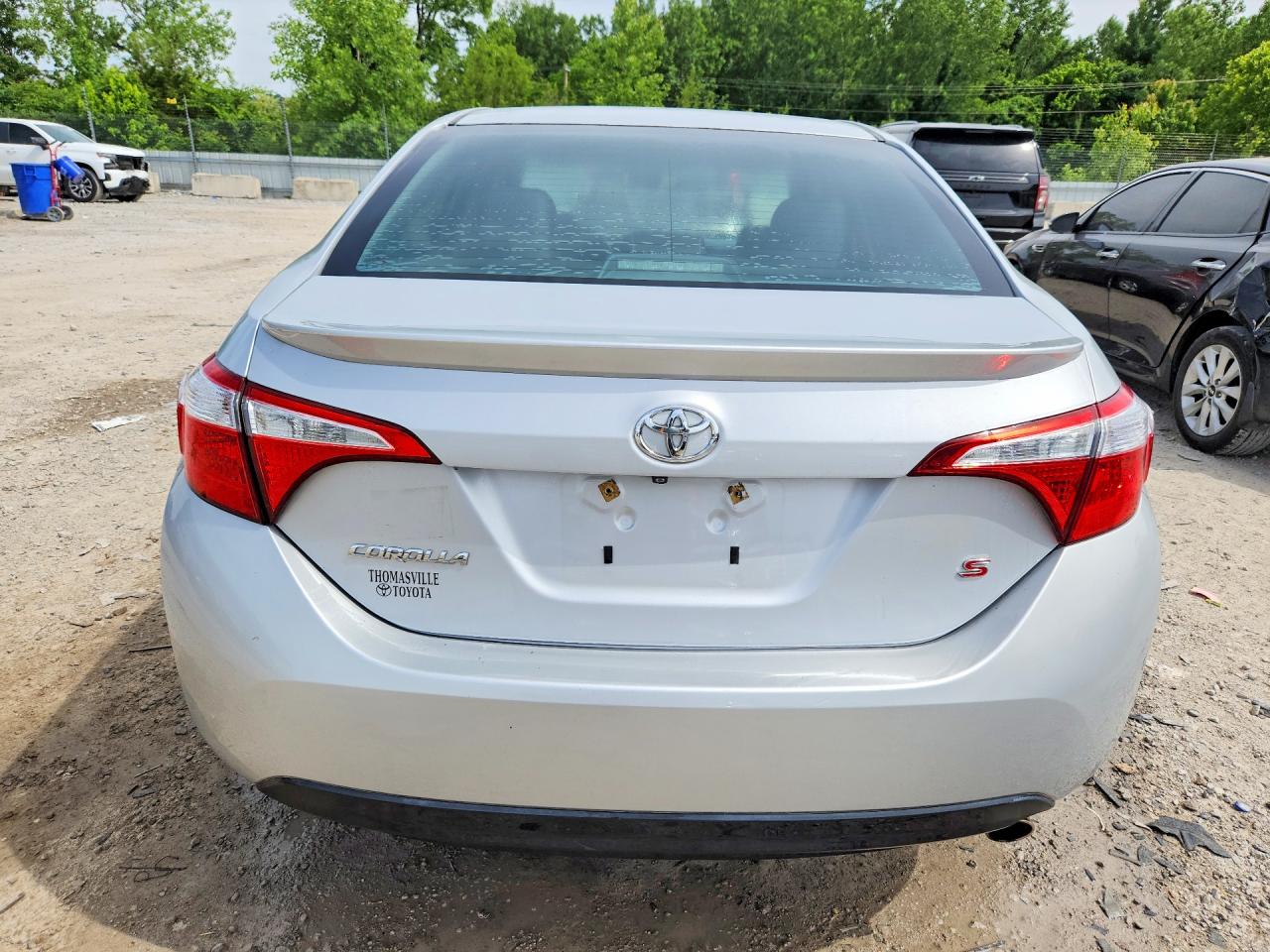 2015 Toyota Corolla L Silver vin: 2T1BURHE3FC300647