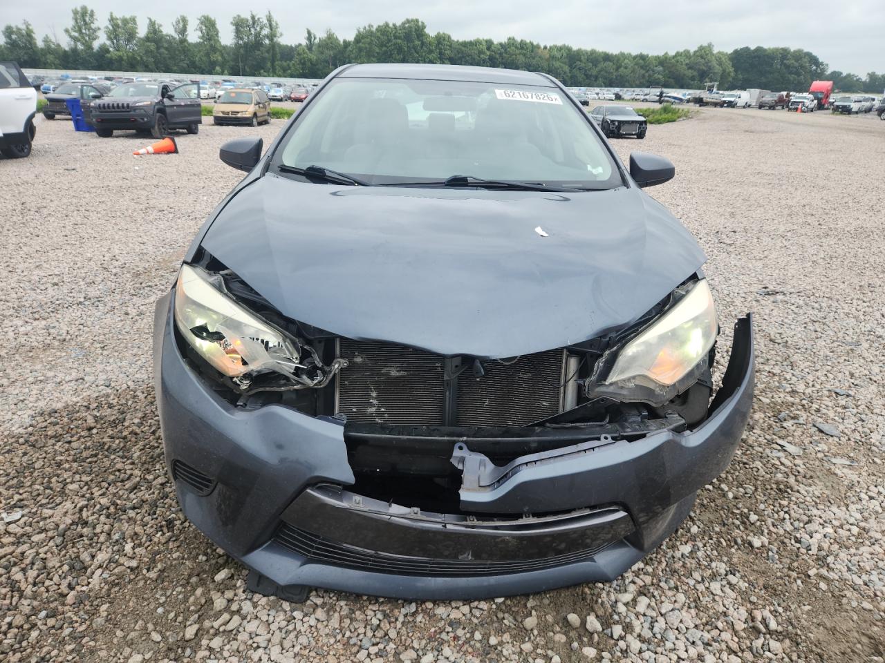 2015 Toyota Corolla Le Серый vin: 2T1BURHE3FC313933