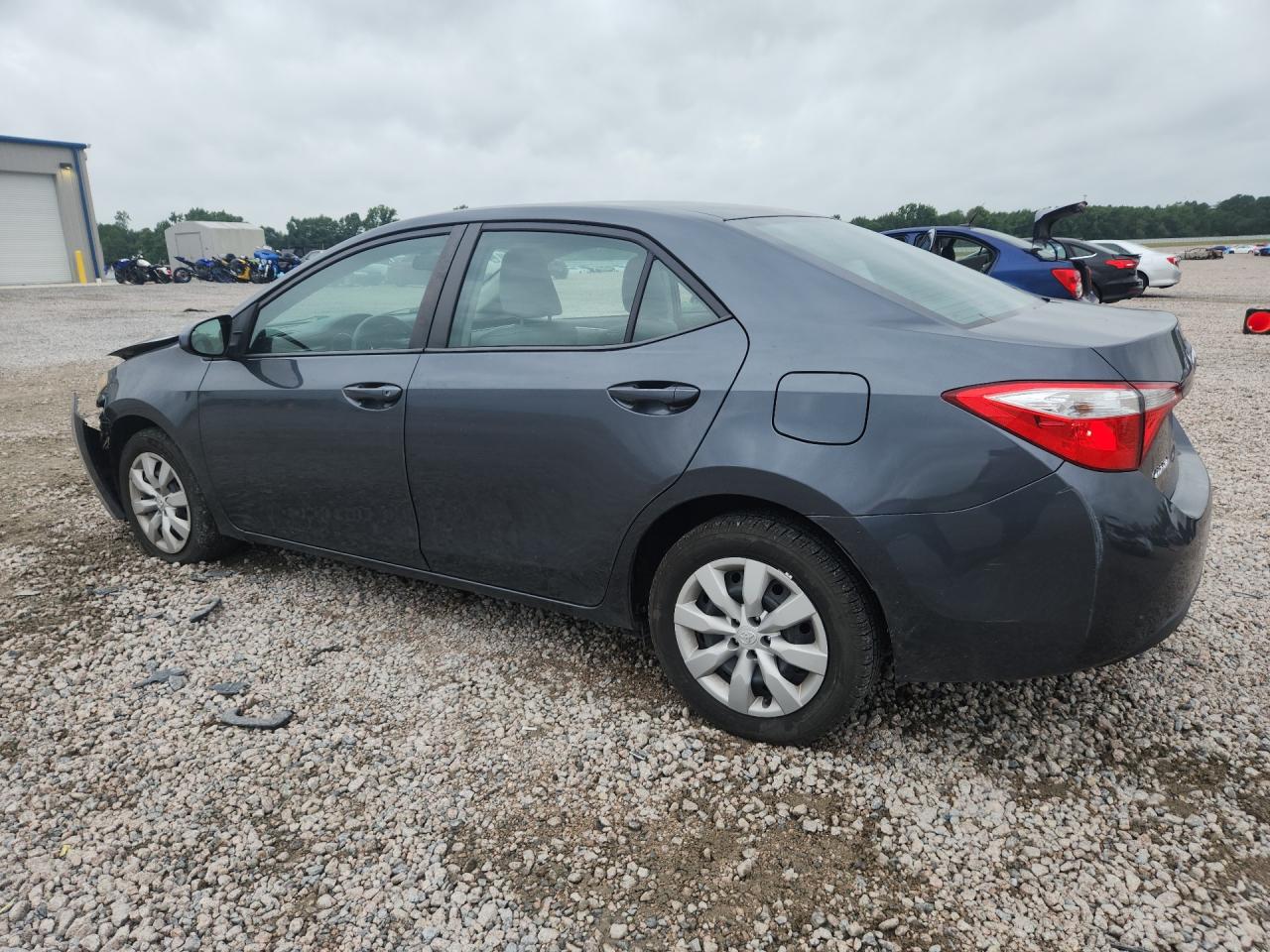 2015 Toyota Corolla Le Серый vin: 2T1BURHE3FC313933