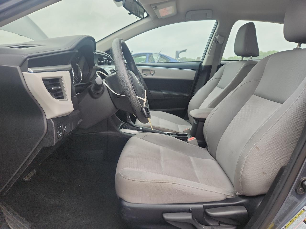 2015 Toyota Corolla Le Gray vin: 2T1BURHE3FC313933