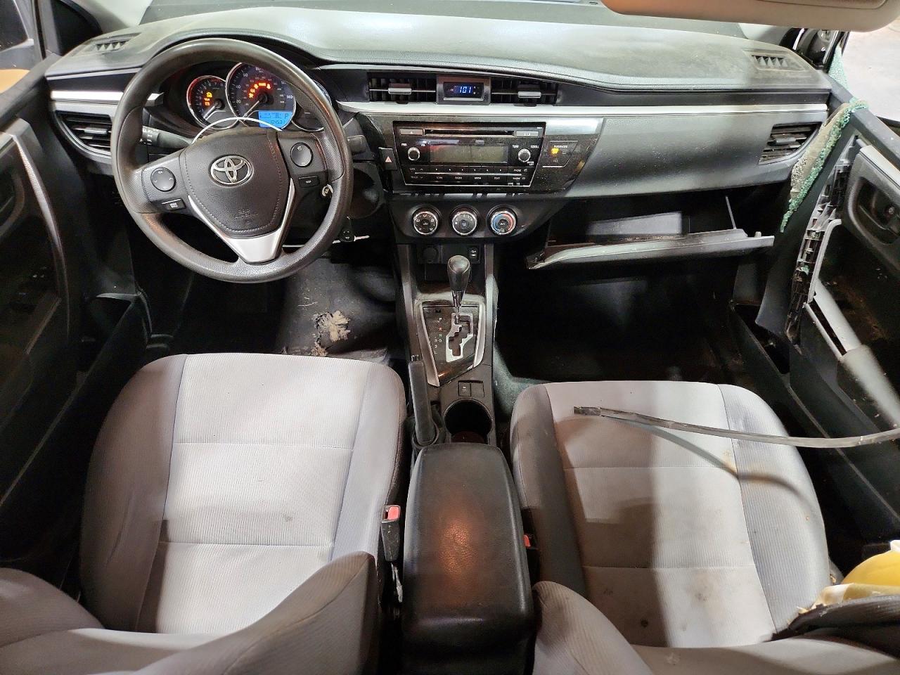 2015 Toyota Corolla L White vin: 2T1BURHE3FC335771