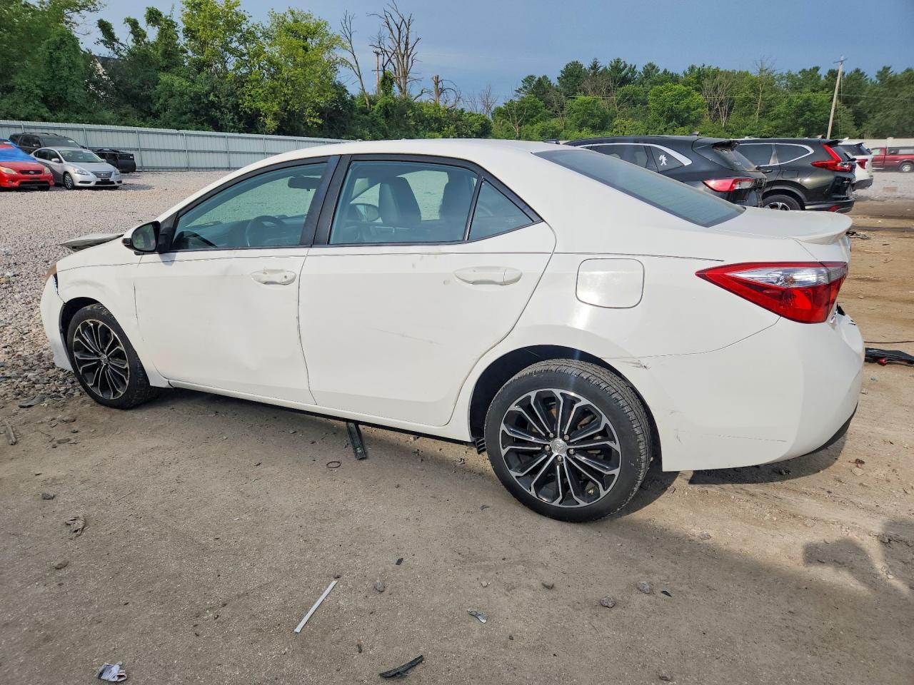 2015 Toyota Corolla S Plus White vin: 2T1BURHE3FC337214