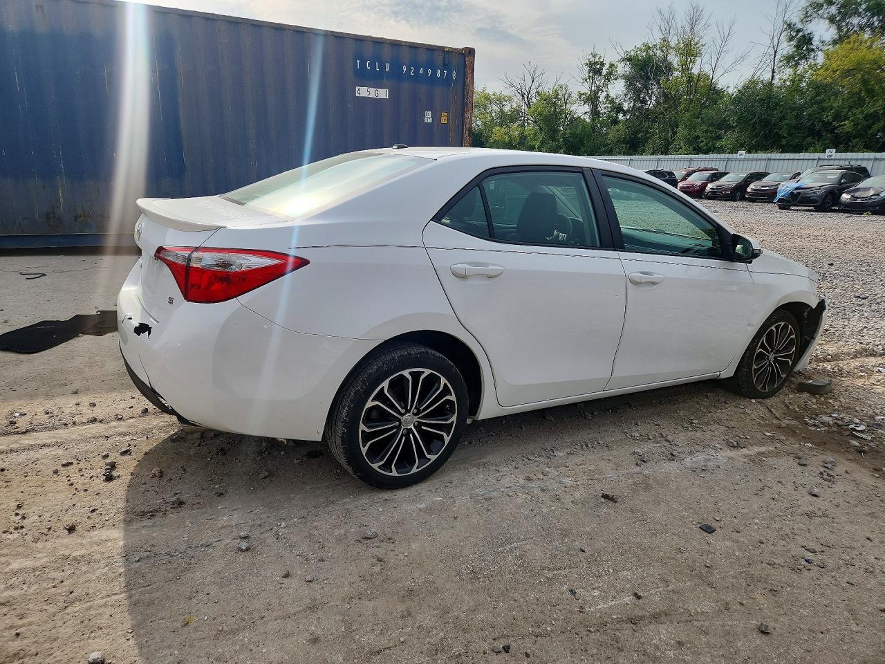 2015 Toyota Corolla S Plus White vin: 2T1BURHE3FC337214