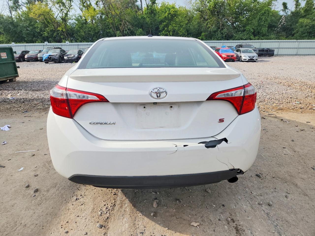 2015 Toyota Corolla S Plus White vin: 2T1BURHE3FC337214