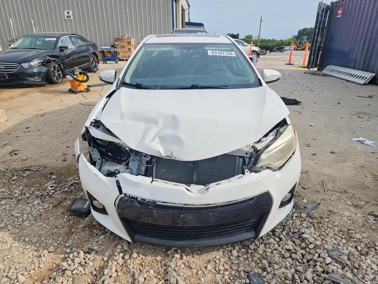 2015 Toyota Corolla S Plus White vin: 2T1BURHE3FC337214