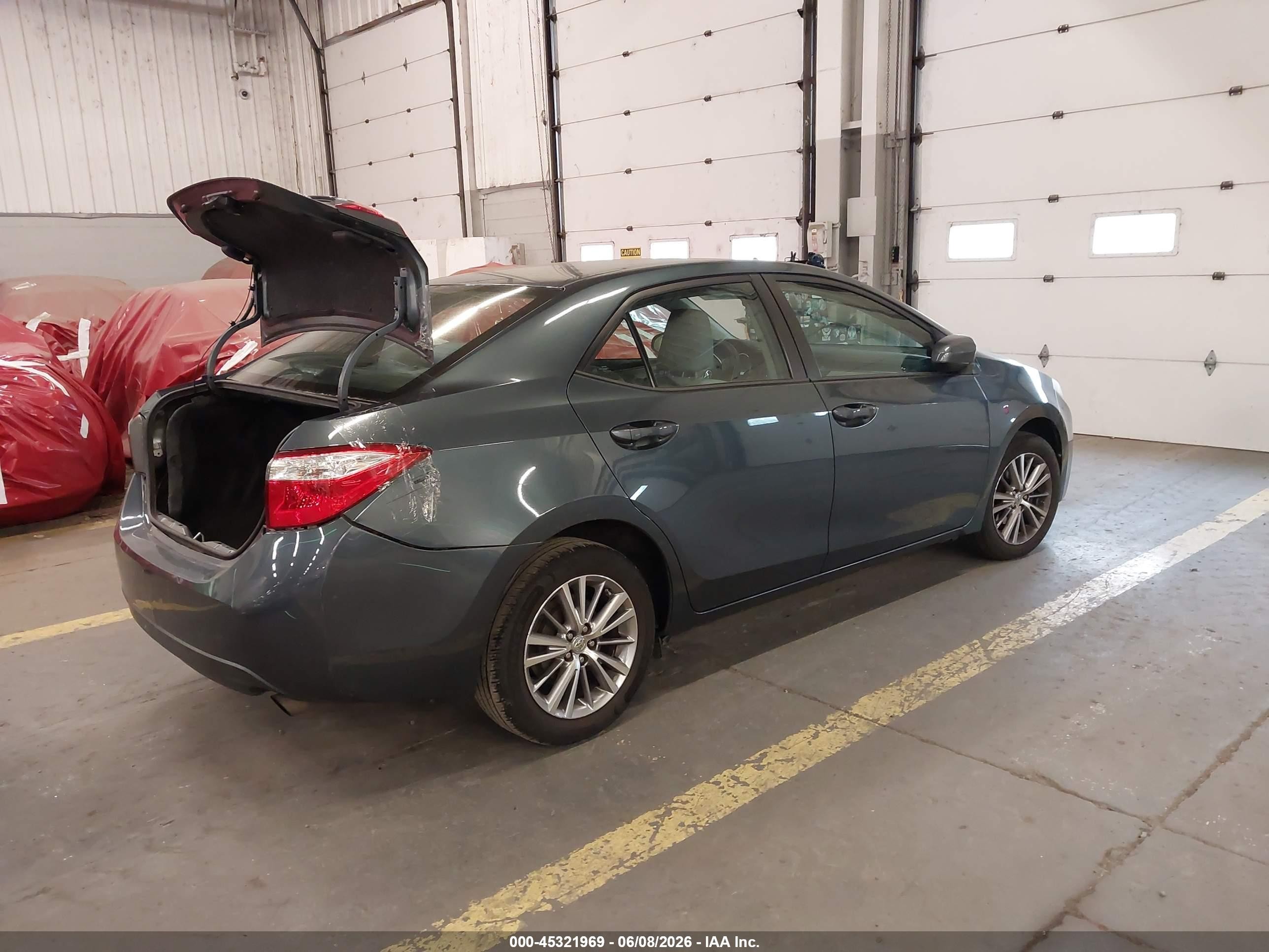 2015 Toyota Corolla Le Plus Blue vin: 2T1BURHE3FC340985