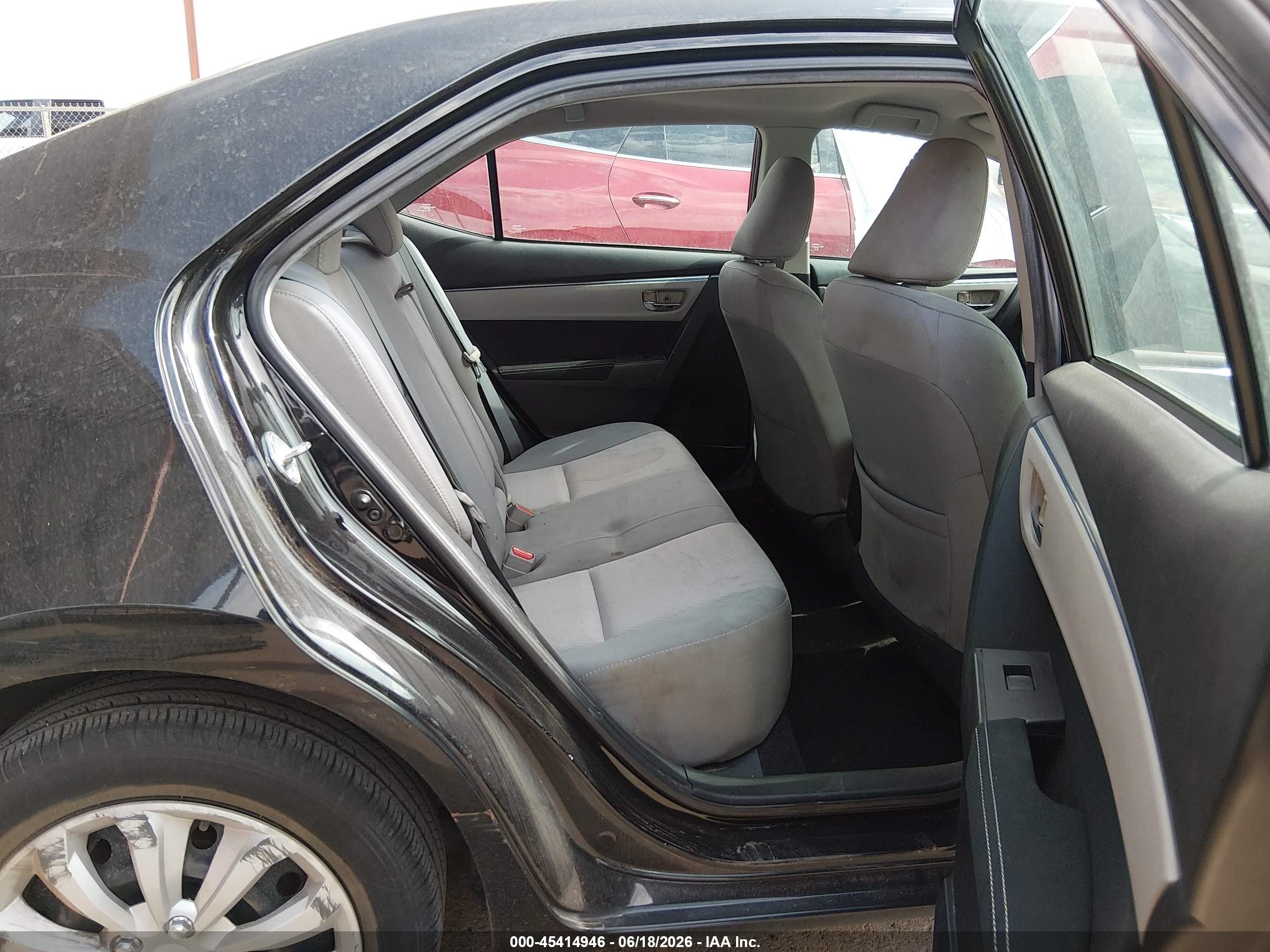 2015 Toyota Corolla Le Black vin: 2T1BURHE3FC348309