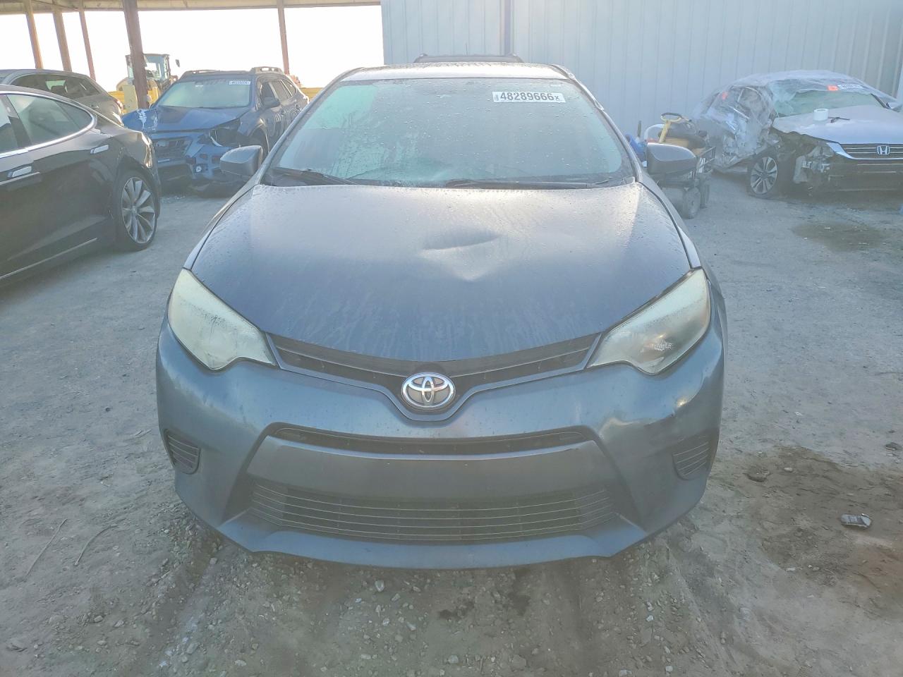 2015 Toyota Corolla Le Gray vin: 2T1BURHE3FC352537