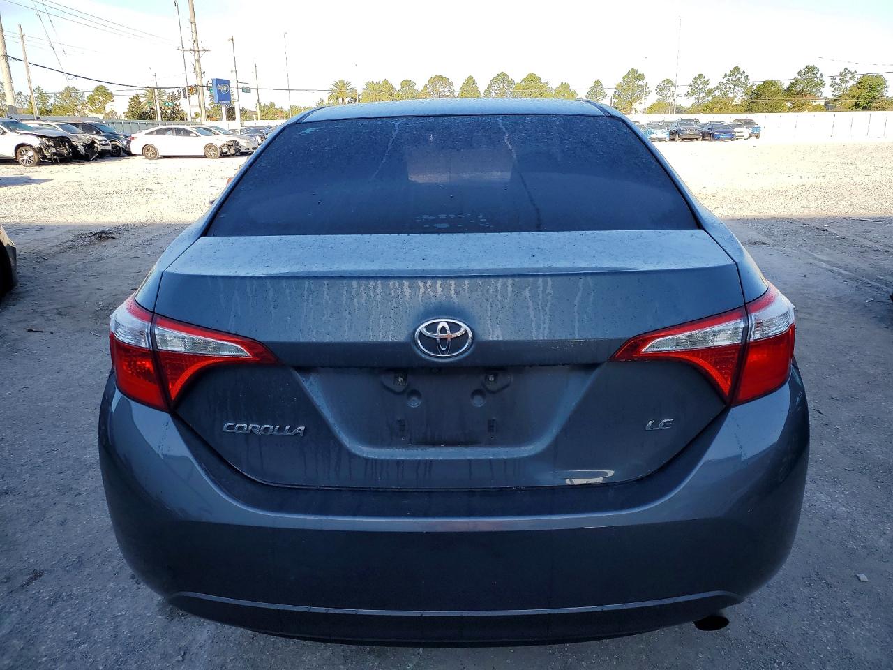 2015 Toyota Corolla Le Gray vin: 2T1BURHE3FC352537