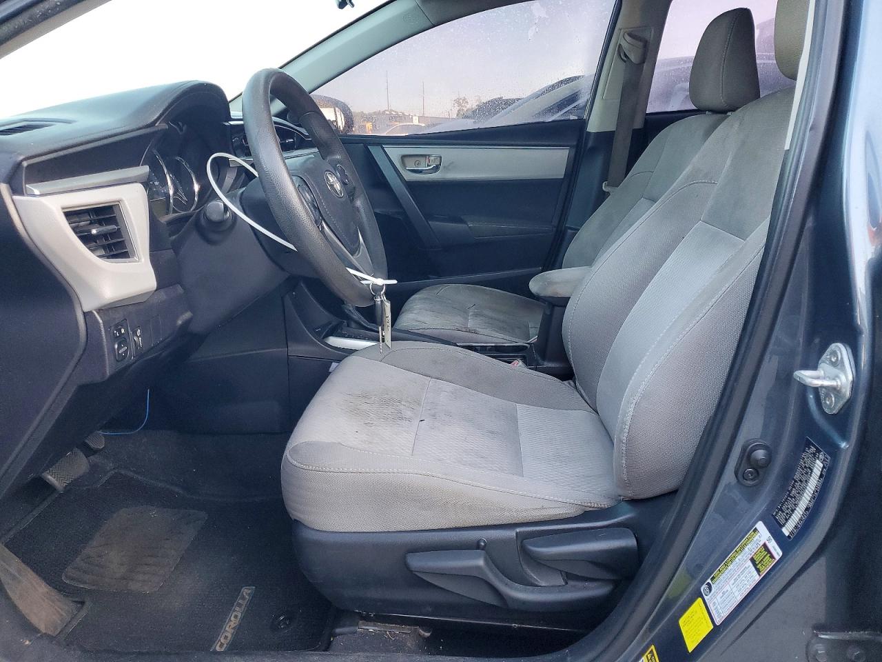 2015 Toyota Corolla Le Gray vin: 2T1BURHE3FC352537