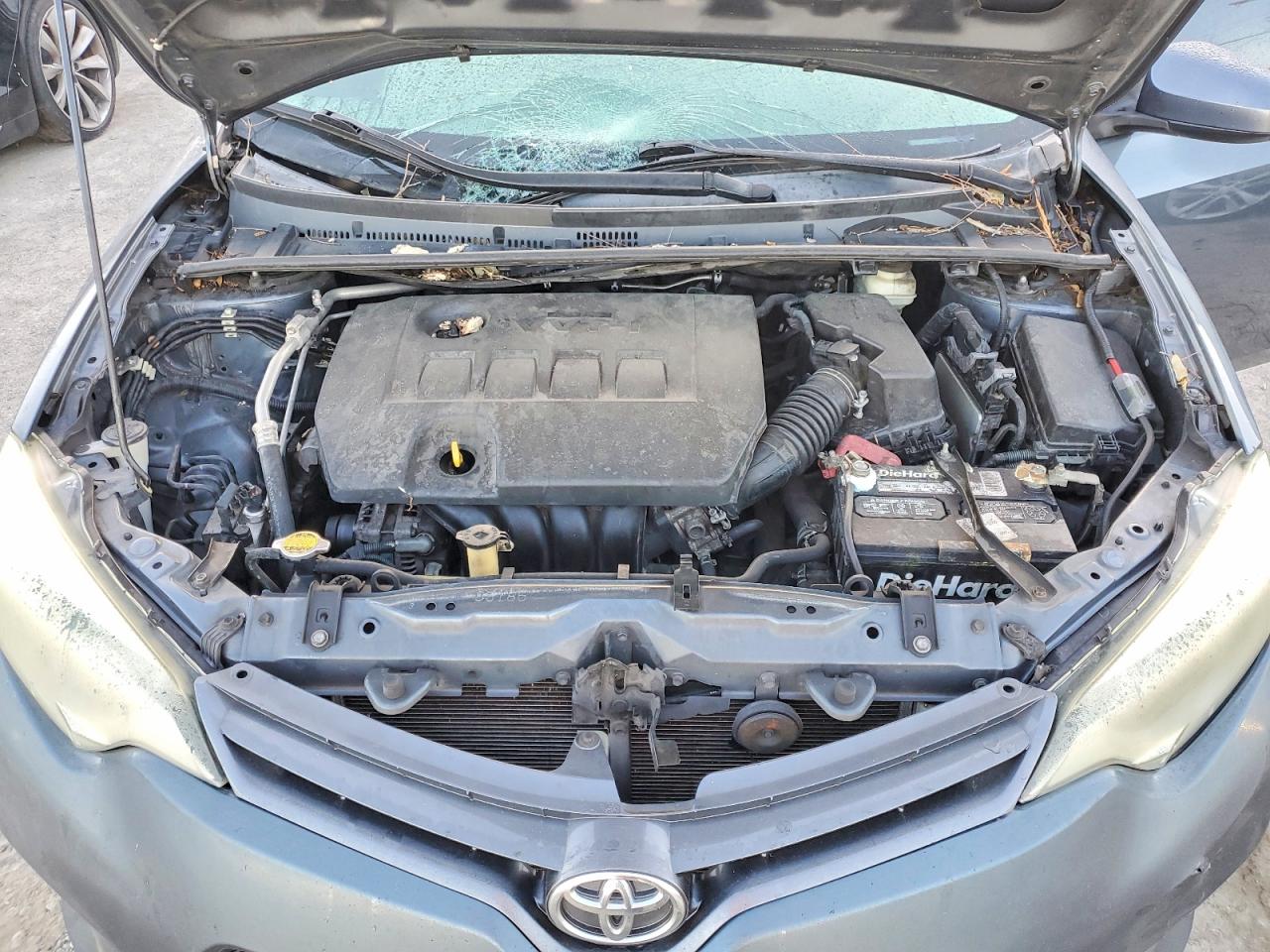 2015 Toyota Corolla Le Gray vin: 2T1BURHE3FC352537