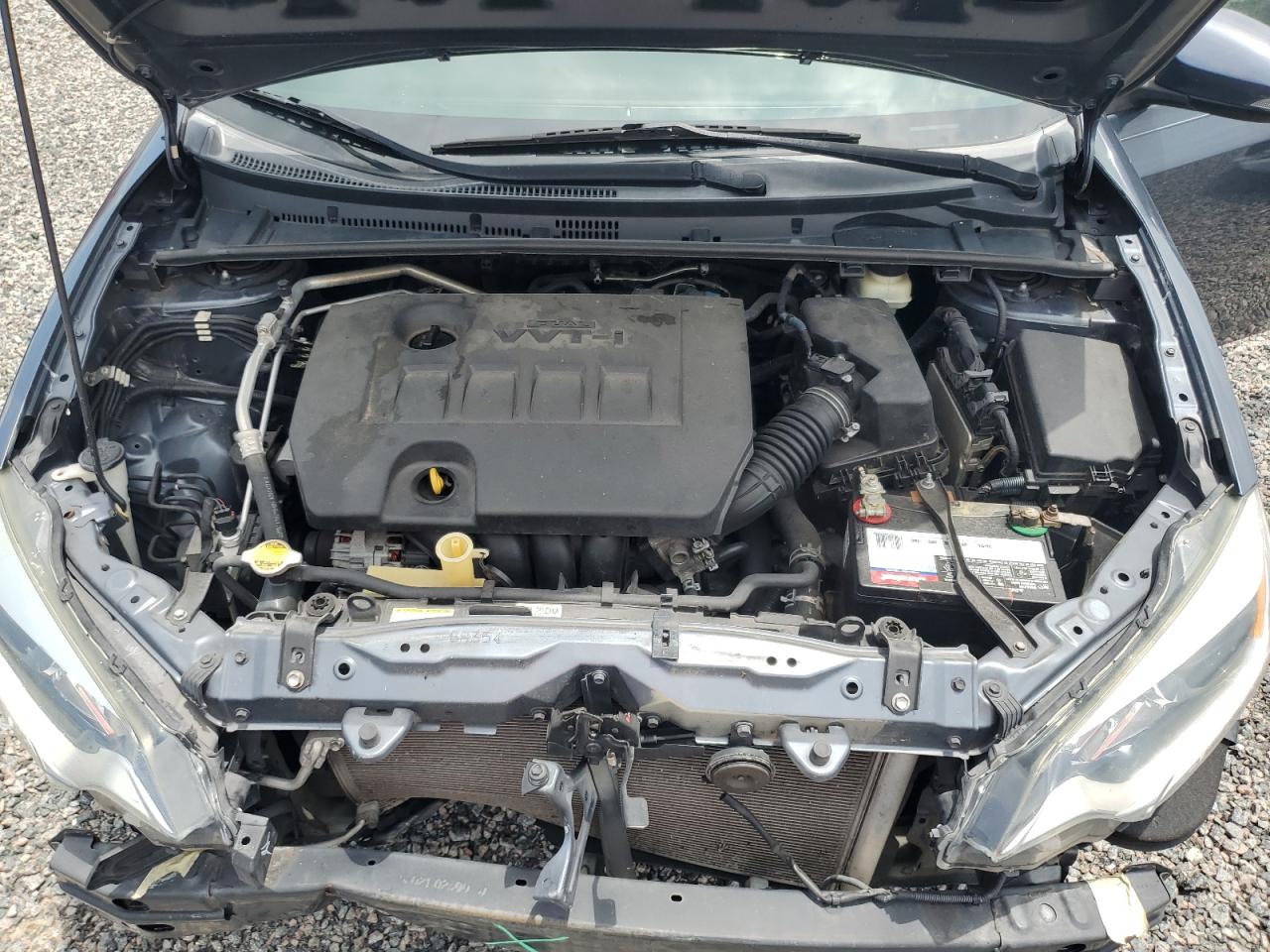 2015 Toyota Corolla S Plus Gray vin: 2T1BURHE3FC357706